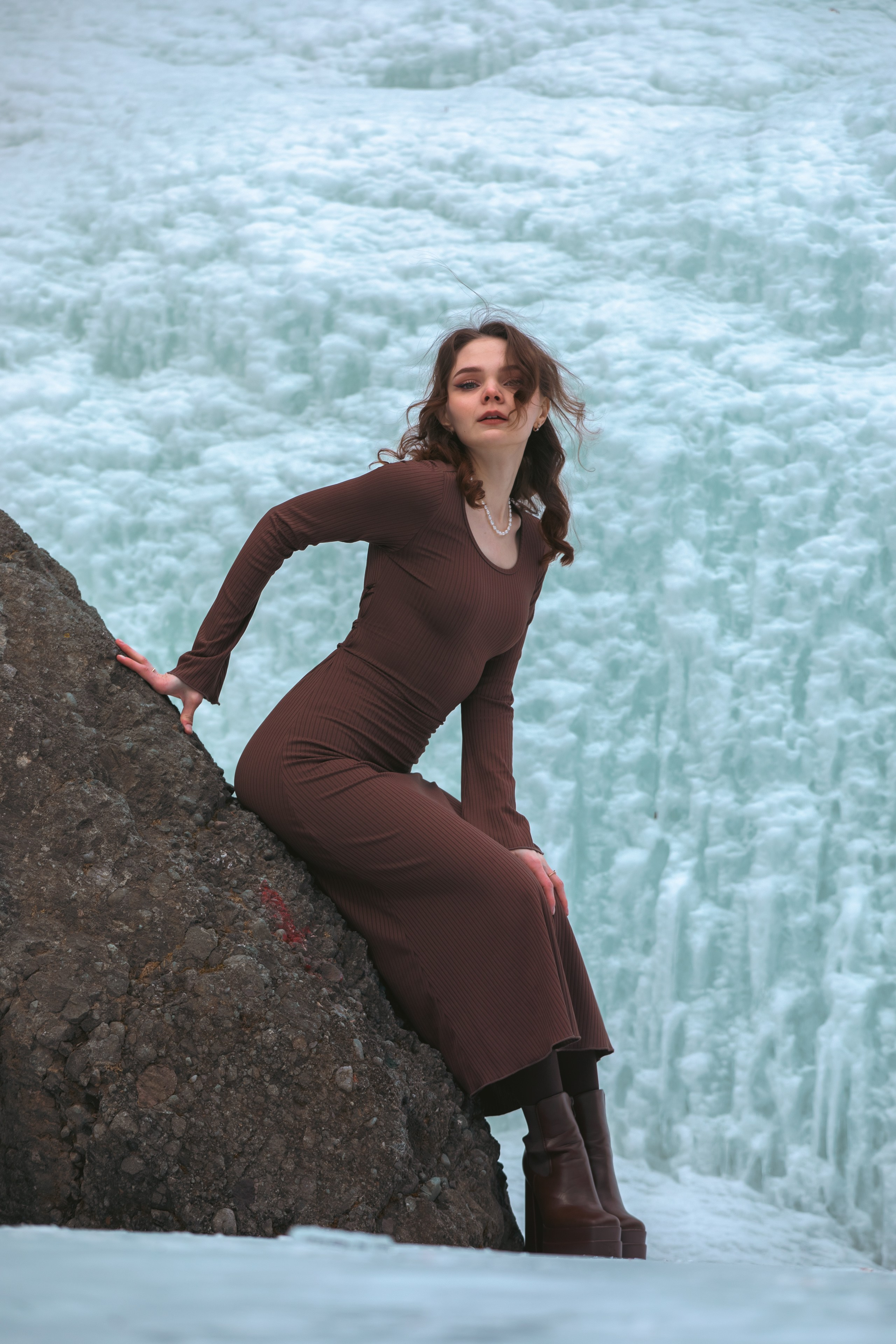 Фотосессии — Замерзшие водопады 2024 — Кравцовские водопады. Твой ламповый фотограф