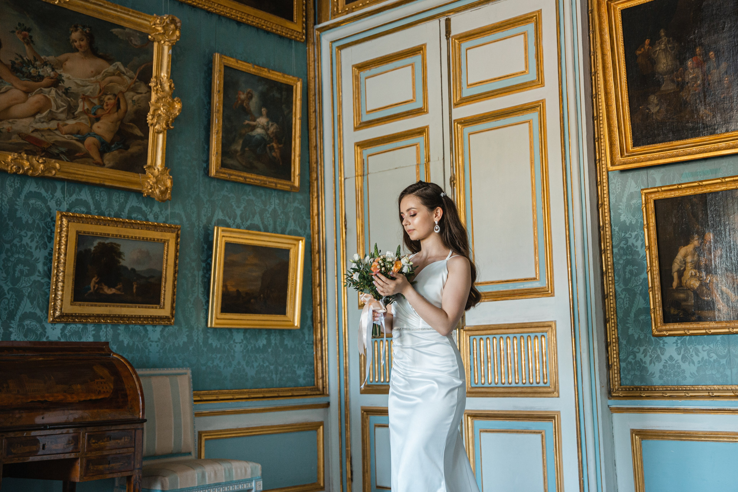 Свадебная фотосессия в усадьбе Кусково. Фотограф и видеограф Анна Домашенко