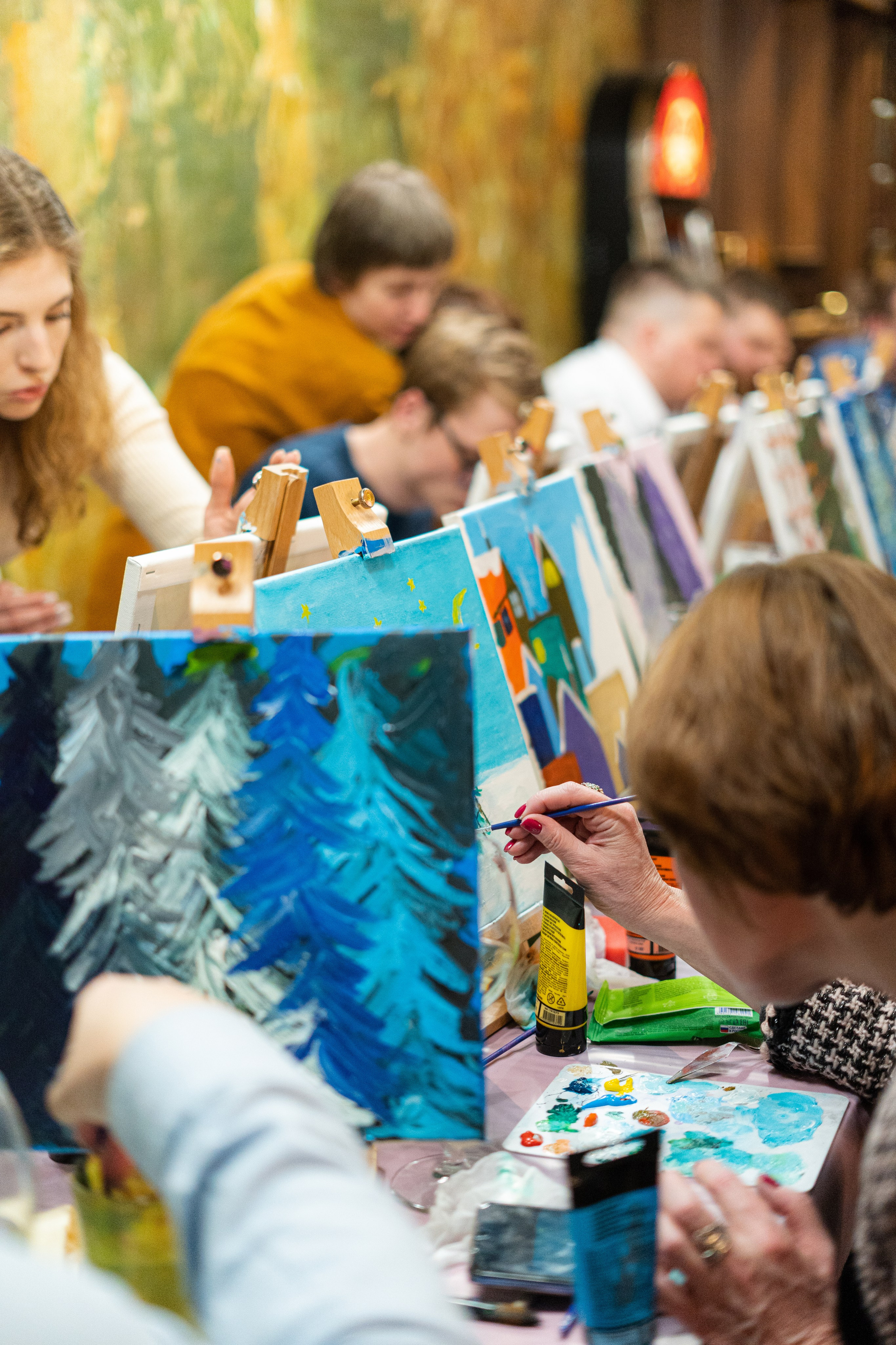 Корпоратив Teach Me Art 2. Портретный фотограф в Москве и Санкт-Петербурге Арина Чех