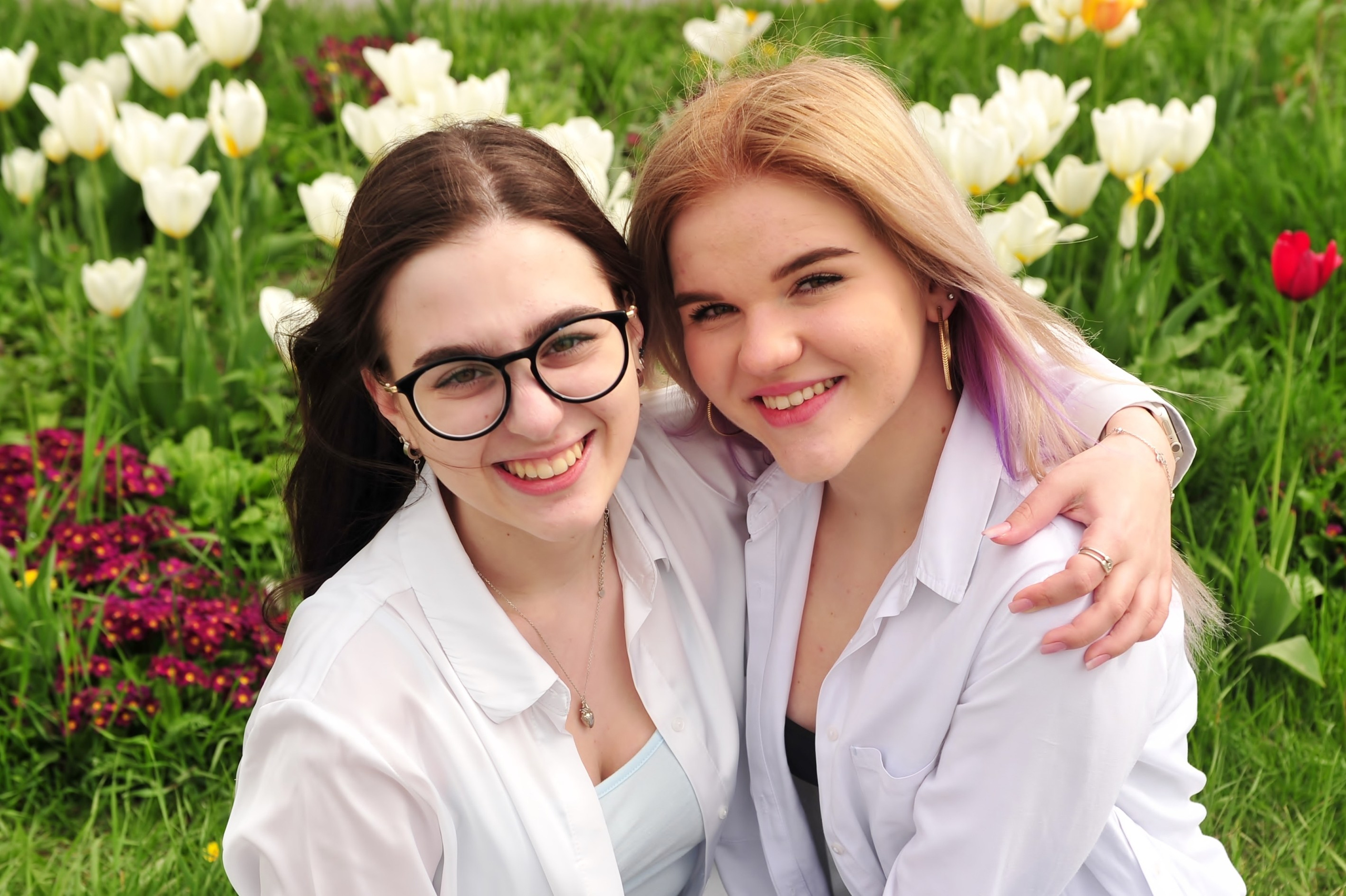 Последний Звонок на Поклонной Горе (уличная фотосессия 9-классников). Свадебный и семейный фотограф в Москве Ирина Гончарова