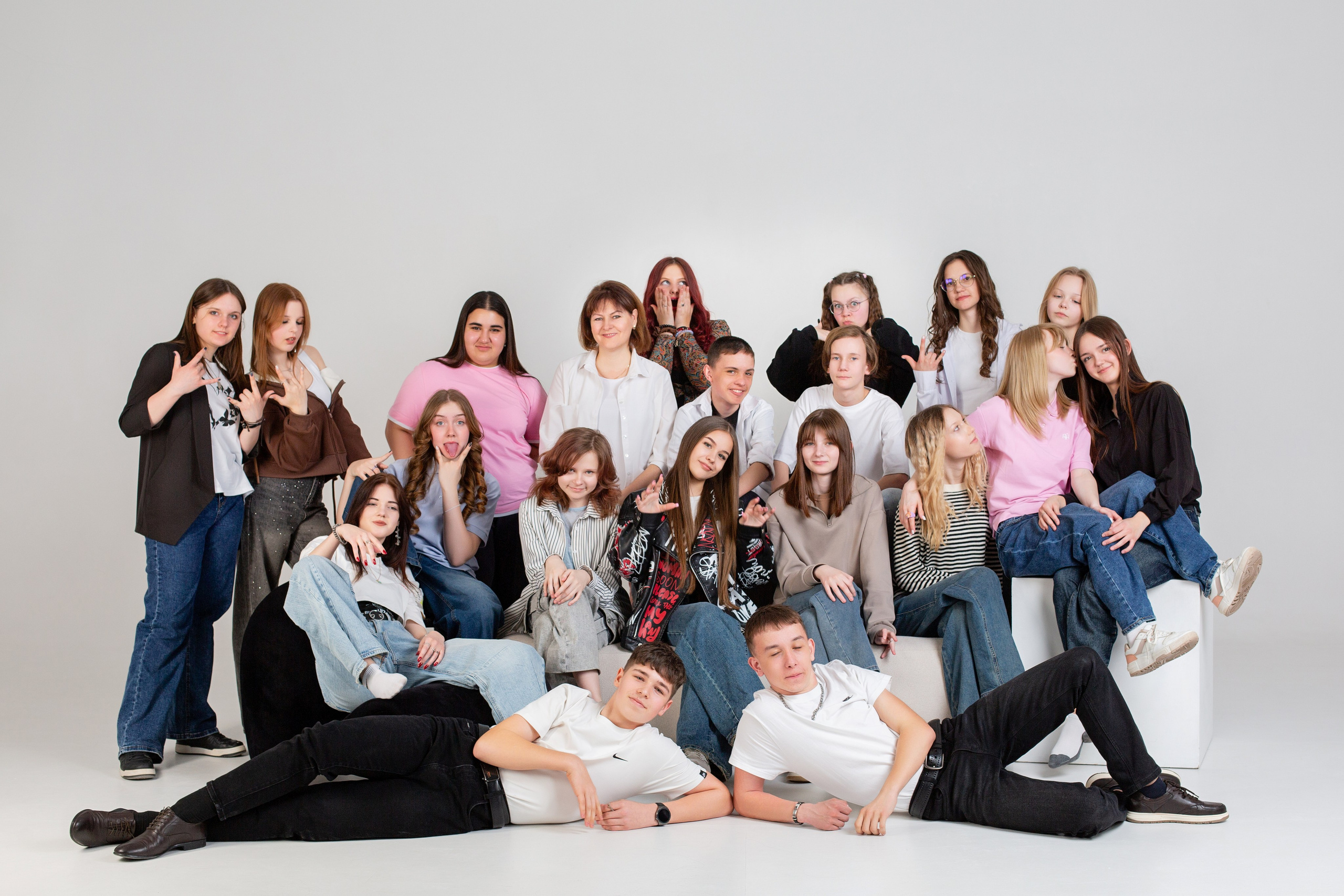 Коллективная фотосессия. Студия «Фокус» детская фотография Ольги Поповой г. Бийск