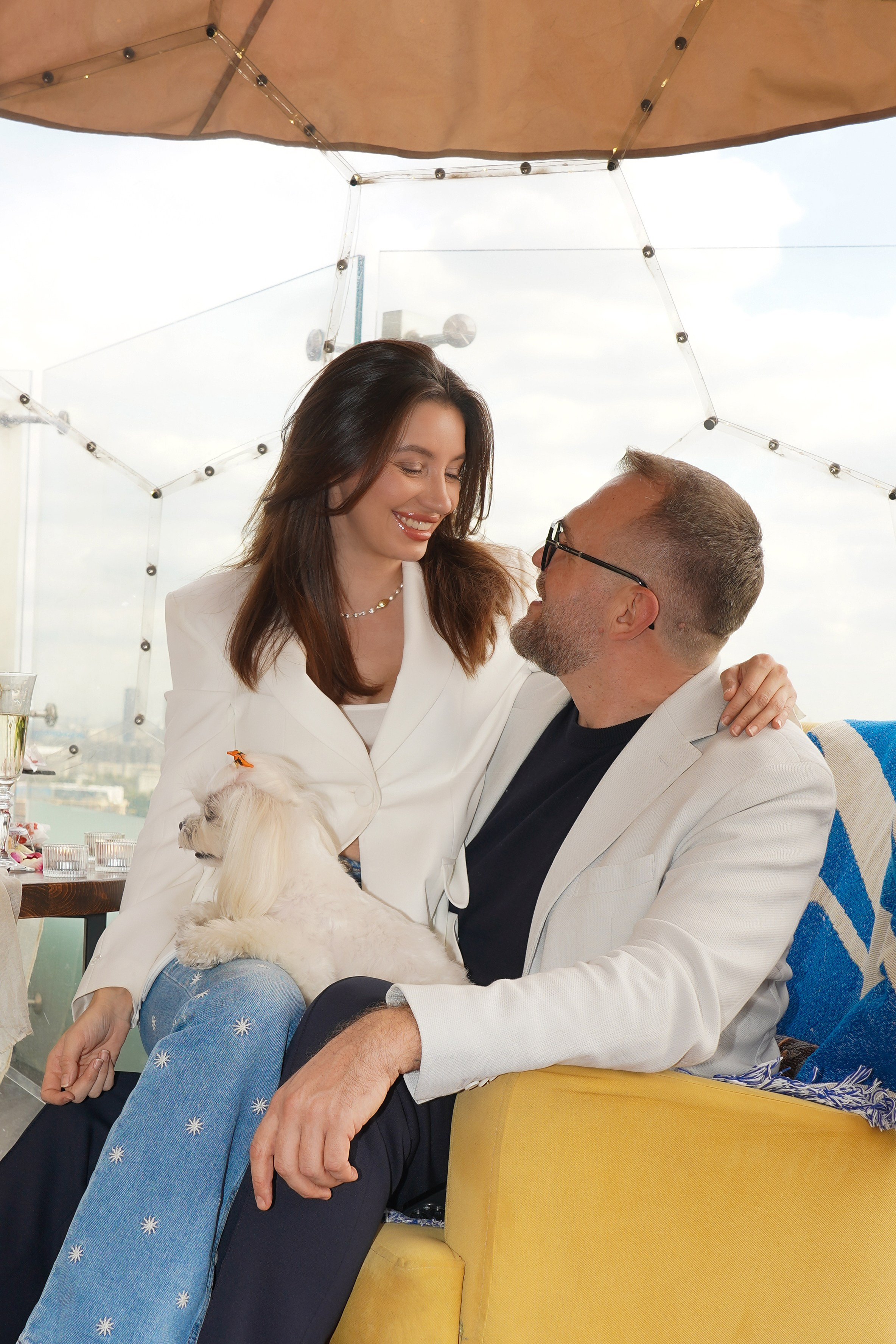 Свидание на крыше. Алена и Андреас. Анна, фотограф Москва, Зеленоград