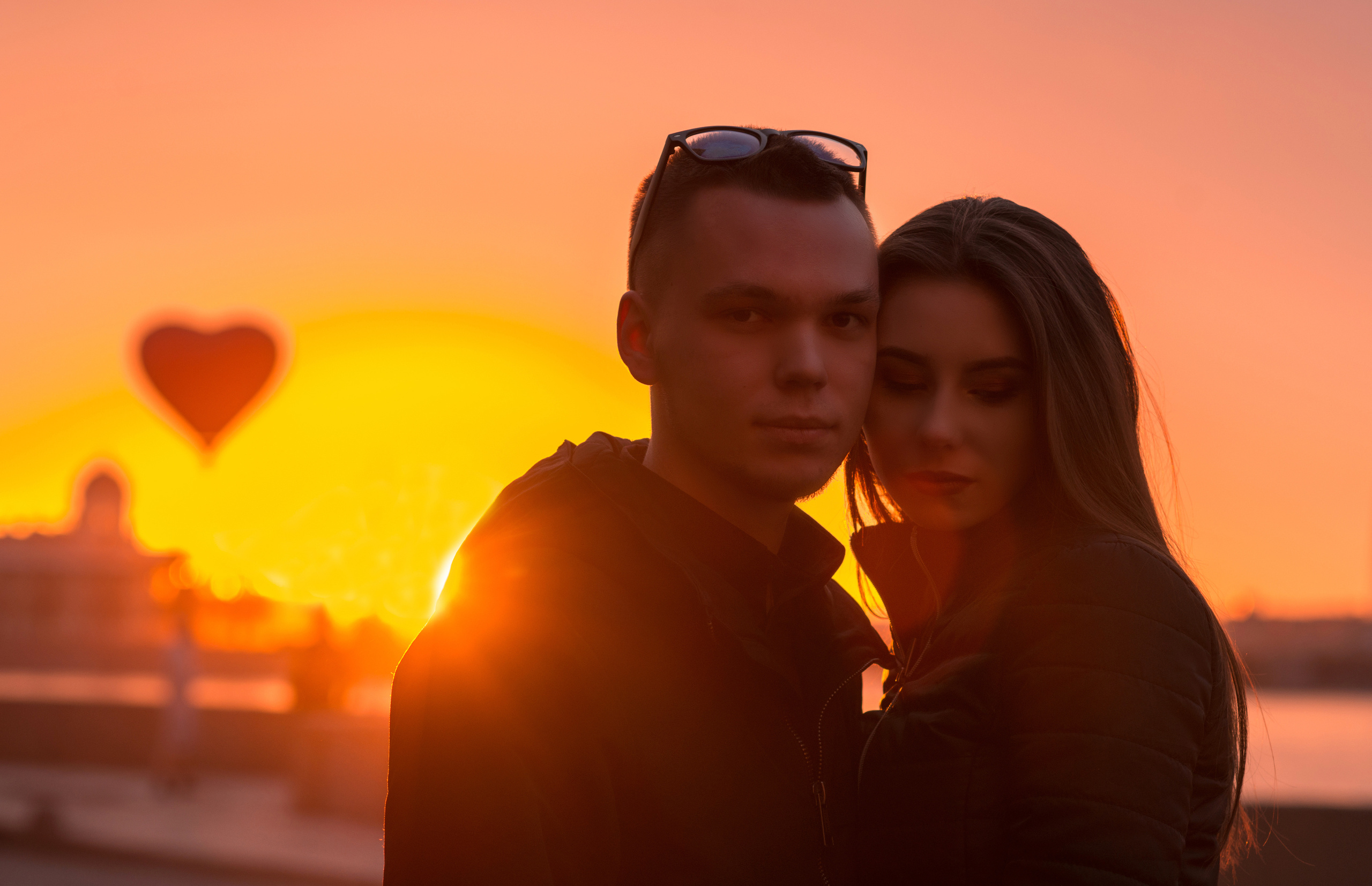 Love Story - sunset. Фотограф Анна Хассаинет LIFE / LOVE/ IMAGE