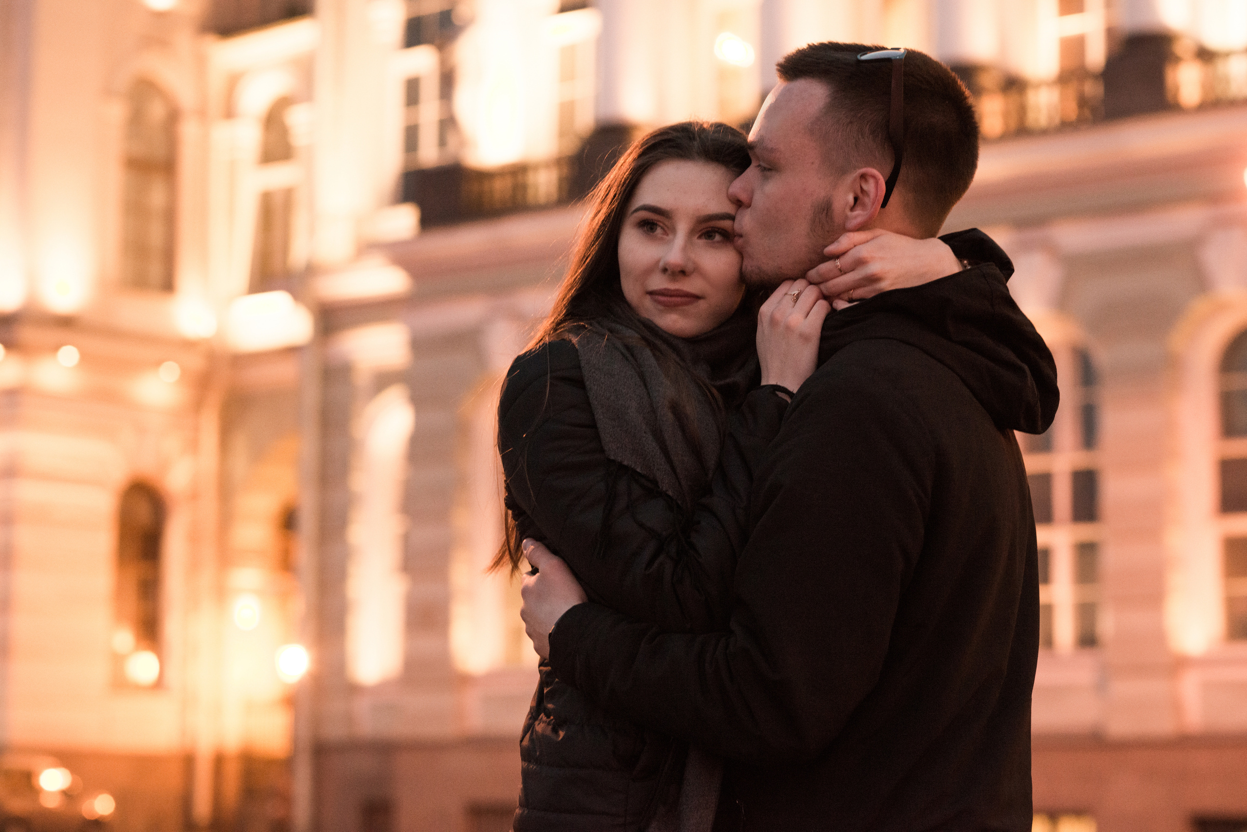 Love Story - sunset. Фотограф Анна Хассаинет LIFE / LOVE/ IMAGE