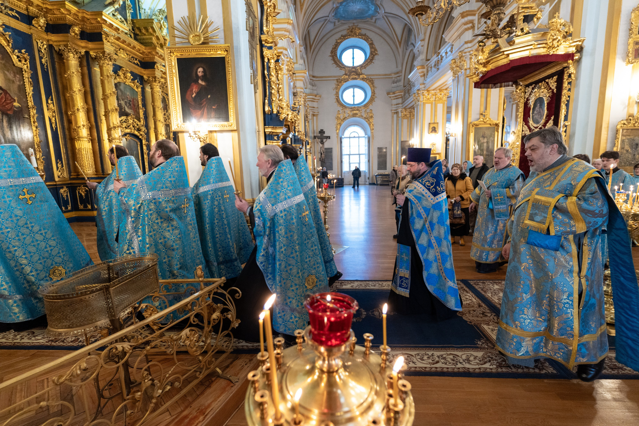 Утреня с акафистом Пресвятой Богородице. НИКОЛО-БОГОЯВЛЕНСКИЙ МОРСКОЙ СОБОР
