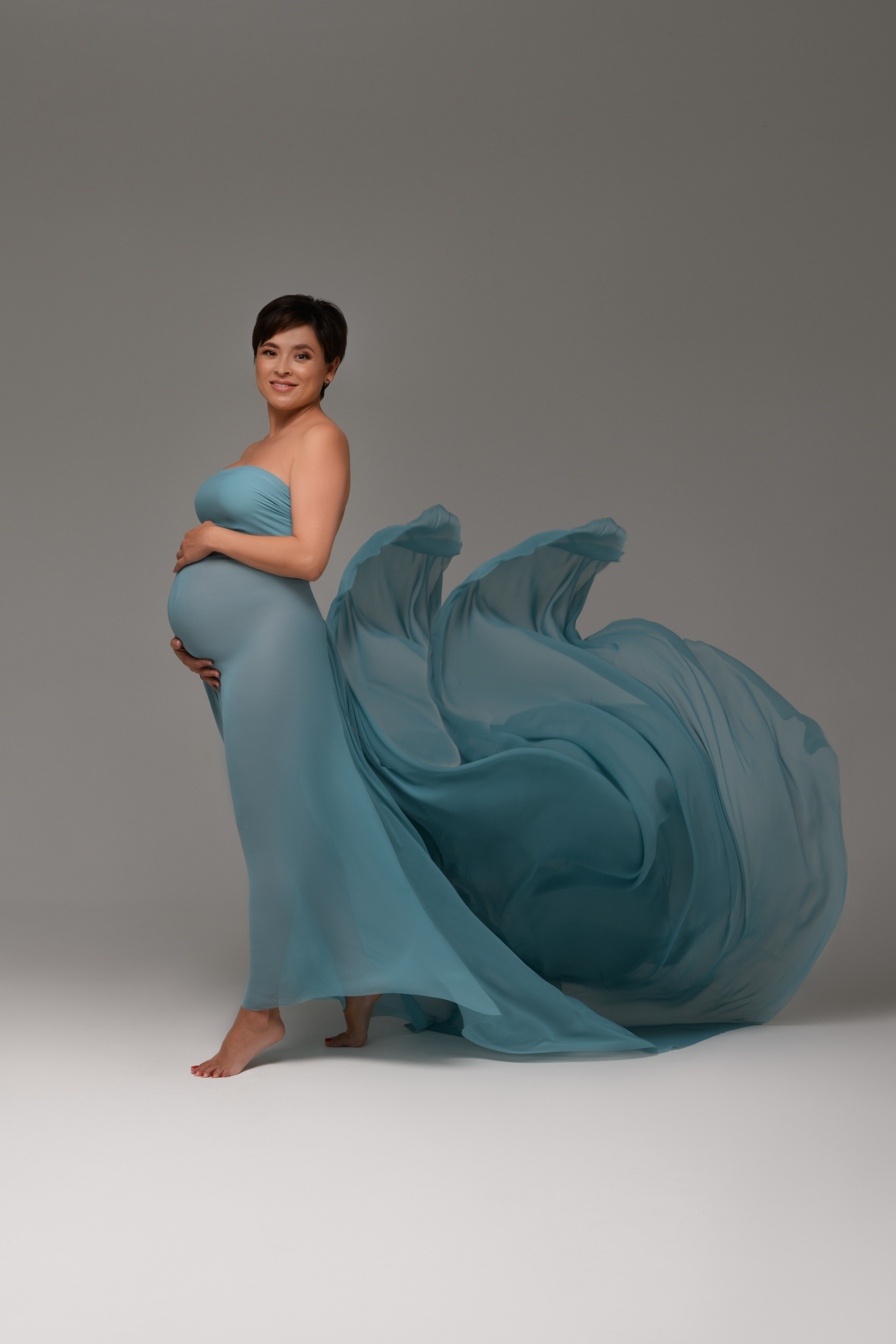 Кадры с летящей тканью. Фотограф беременности в Крыму Бобкова Ирина