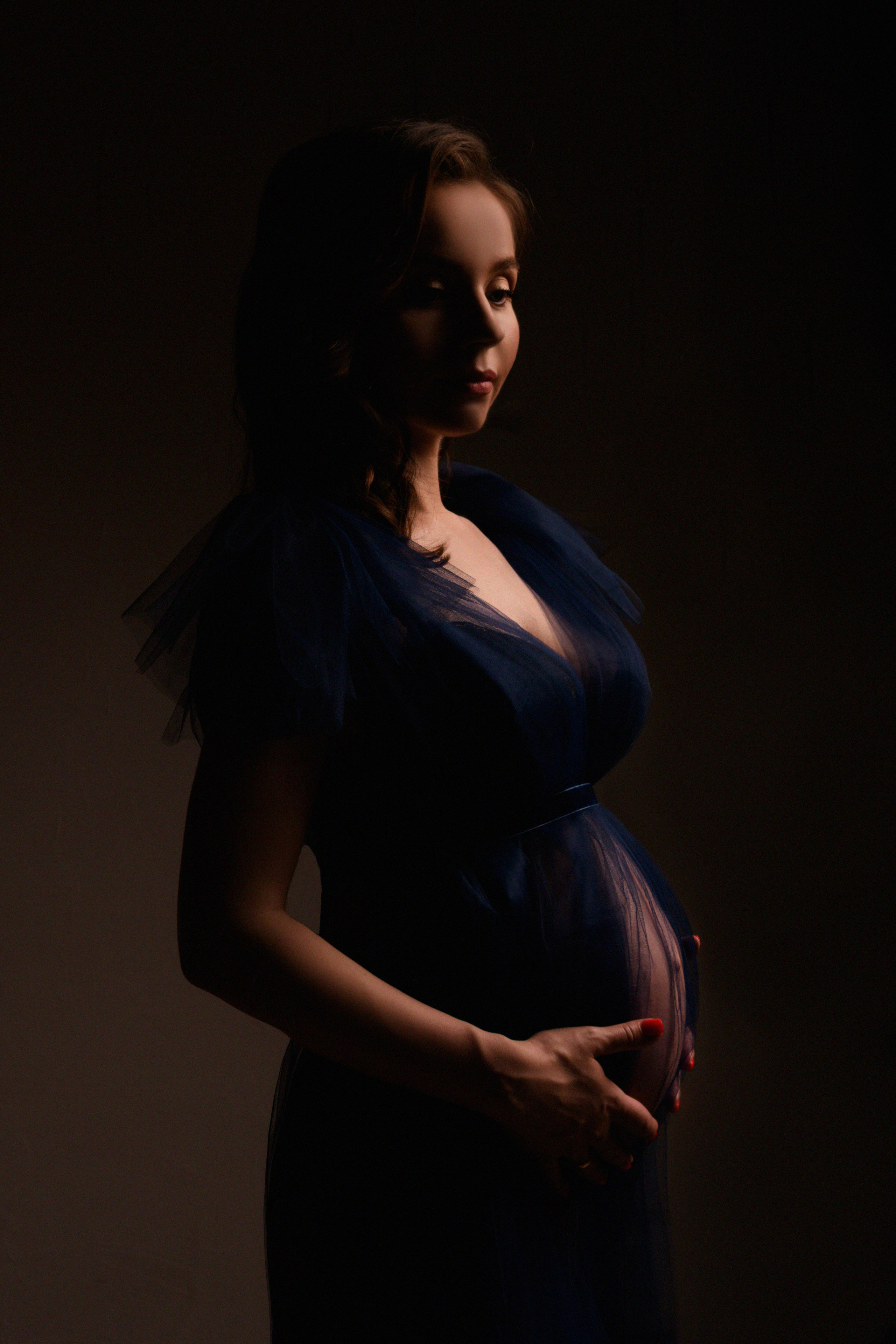 Кадры со статичной тканью. Фотограф беременности в Крыму Бобкова Ирина