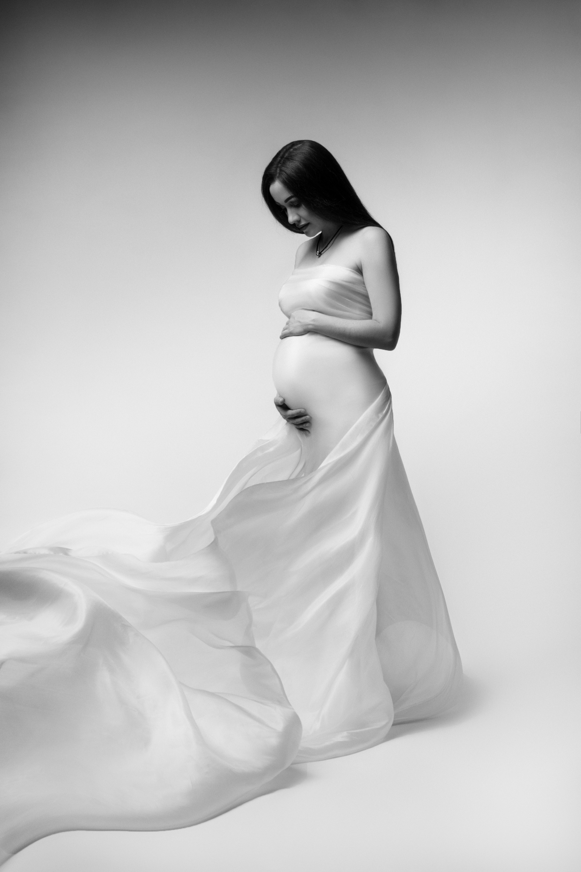 Кадры с летящей тканью. Фотограф беременности в Крыму Бобкова Ирина