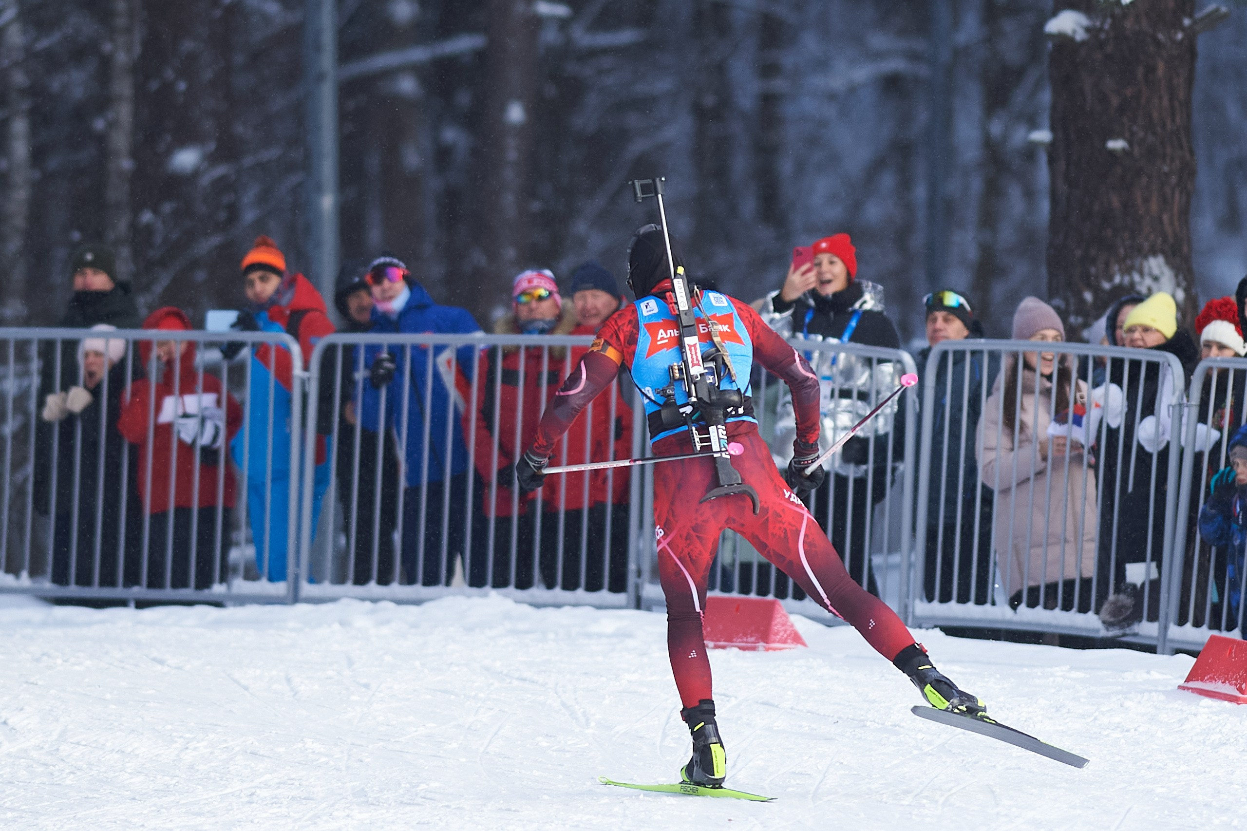 Биатлон. Чемпионат России — 2024/2025, 3-й этап, Ижевск. Спринт. Мужчины. Спортивный репортажный фотограф в Ижевске Сергей Мерзляков