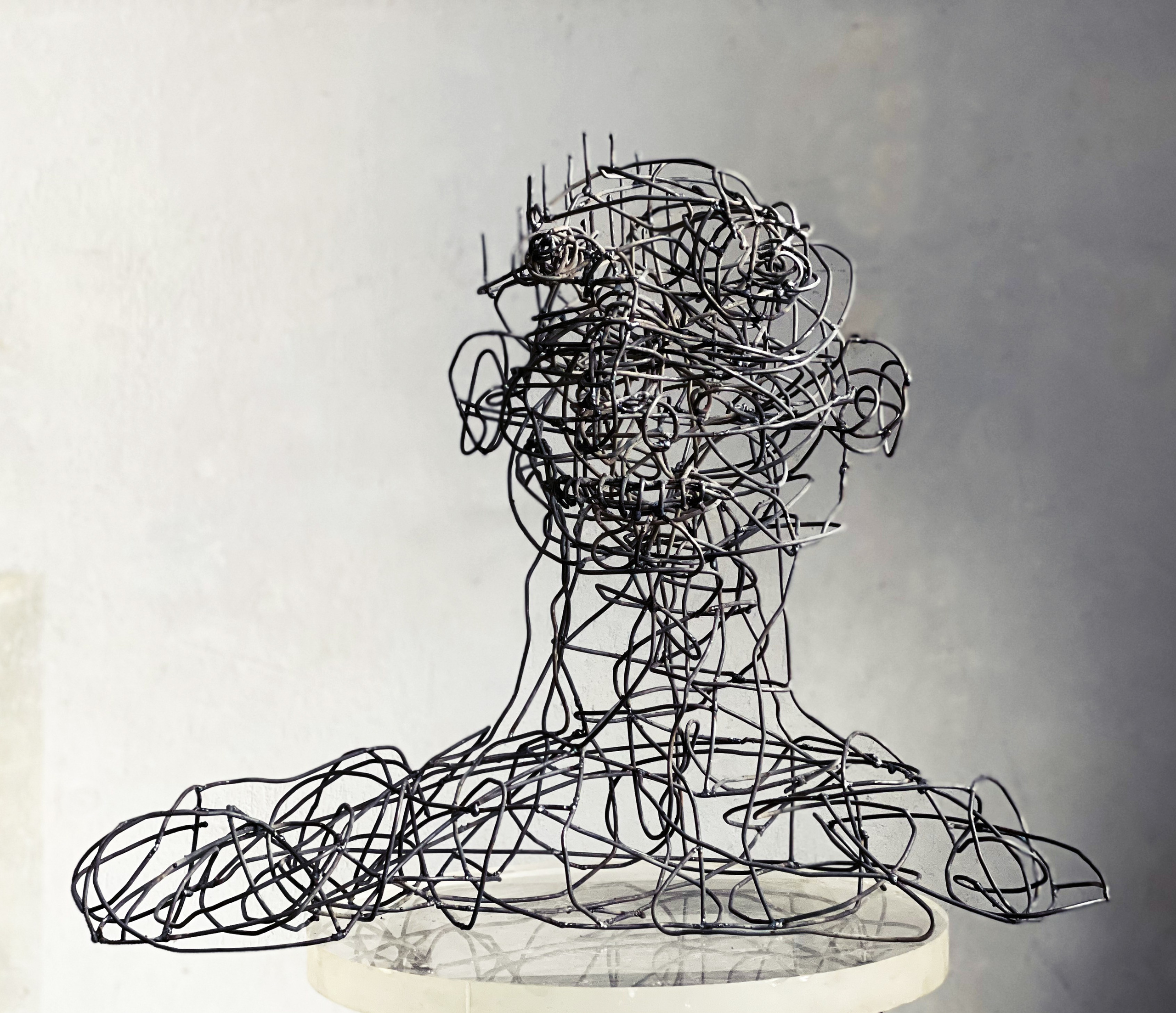 Нервный портрет / Nervous portrait_2021. Художник — скульптор Антонина Фатхуллина