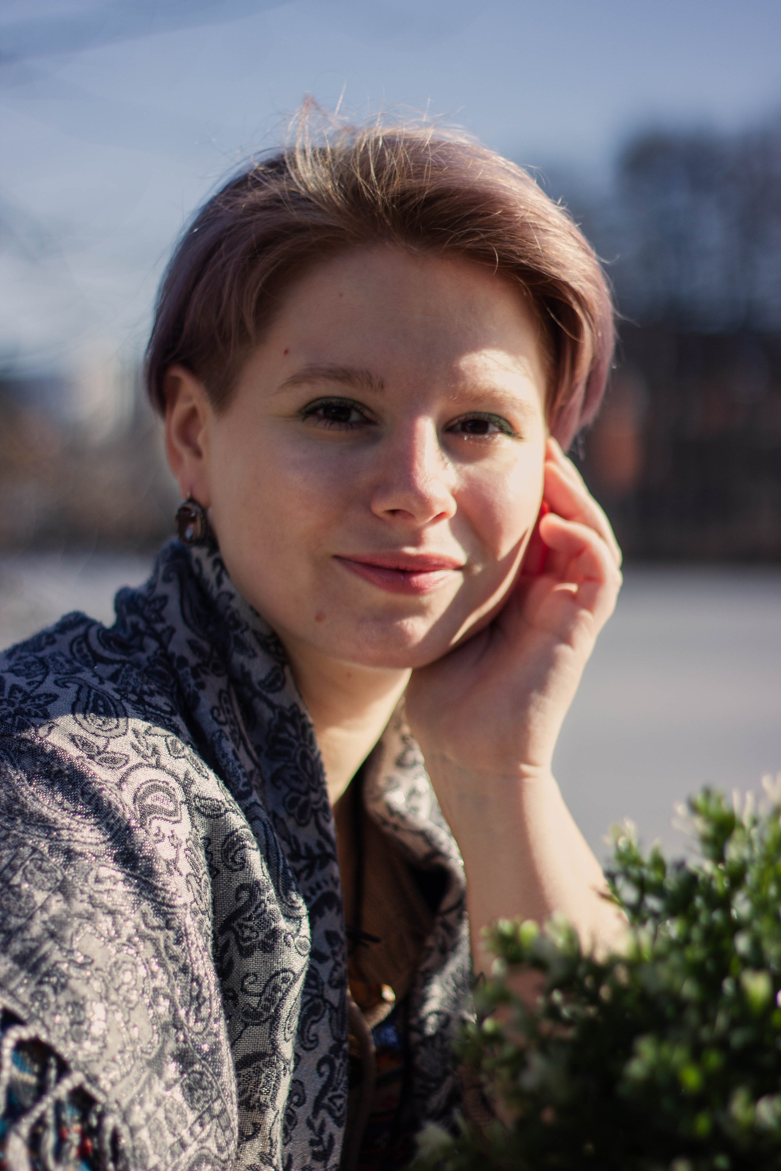 Алена в Усадьбе Остафьево. Портретный фотограф Москва Юлия Трякина