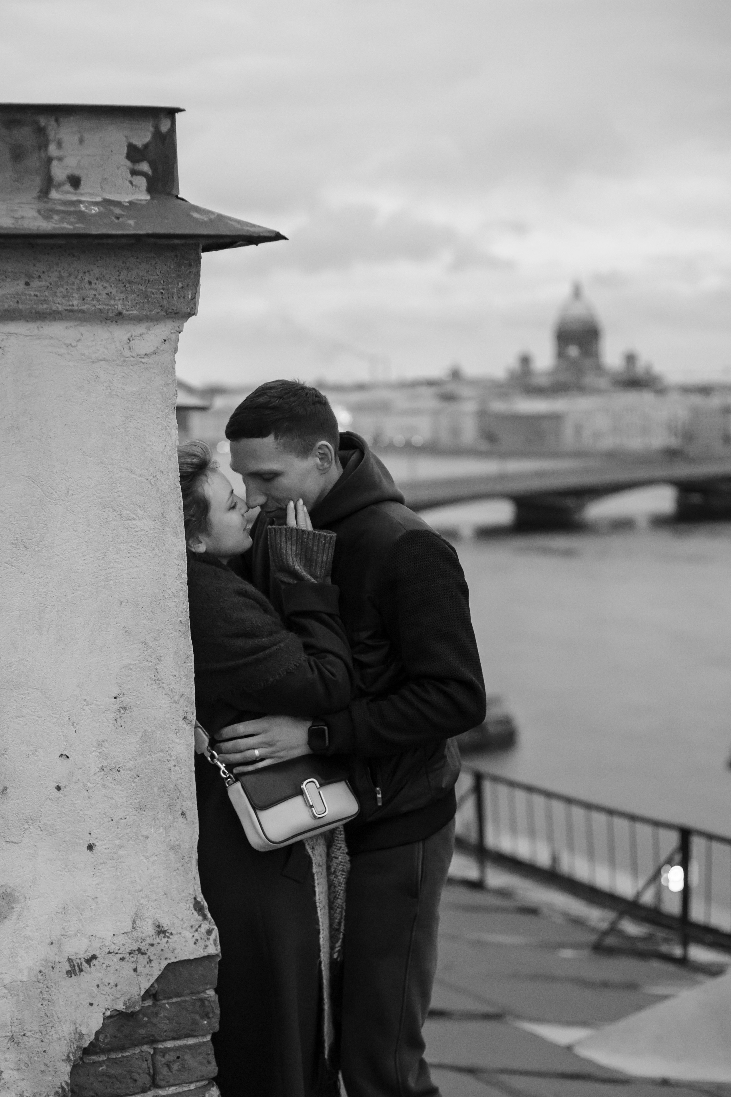 Лав стори на крыше. Свадебный и семейный фотограф в Москве Диана Левченко
