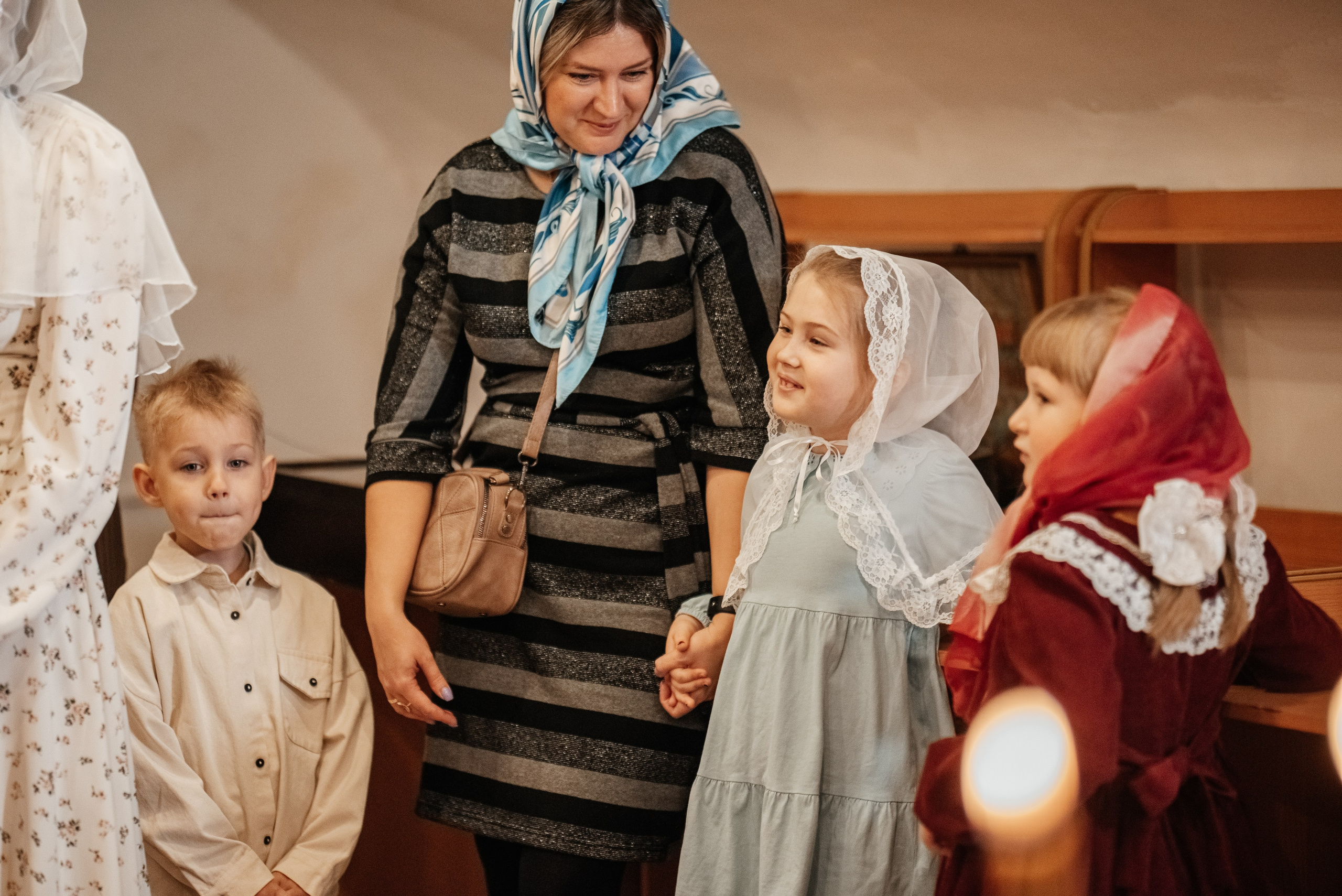 Крещение Михаила //// Храм преподобного Сергия Радонежского. Семейный и детский фотограф в Туле