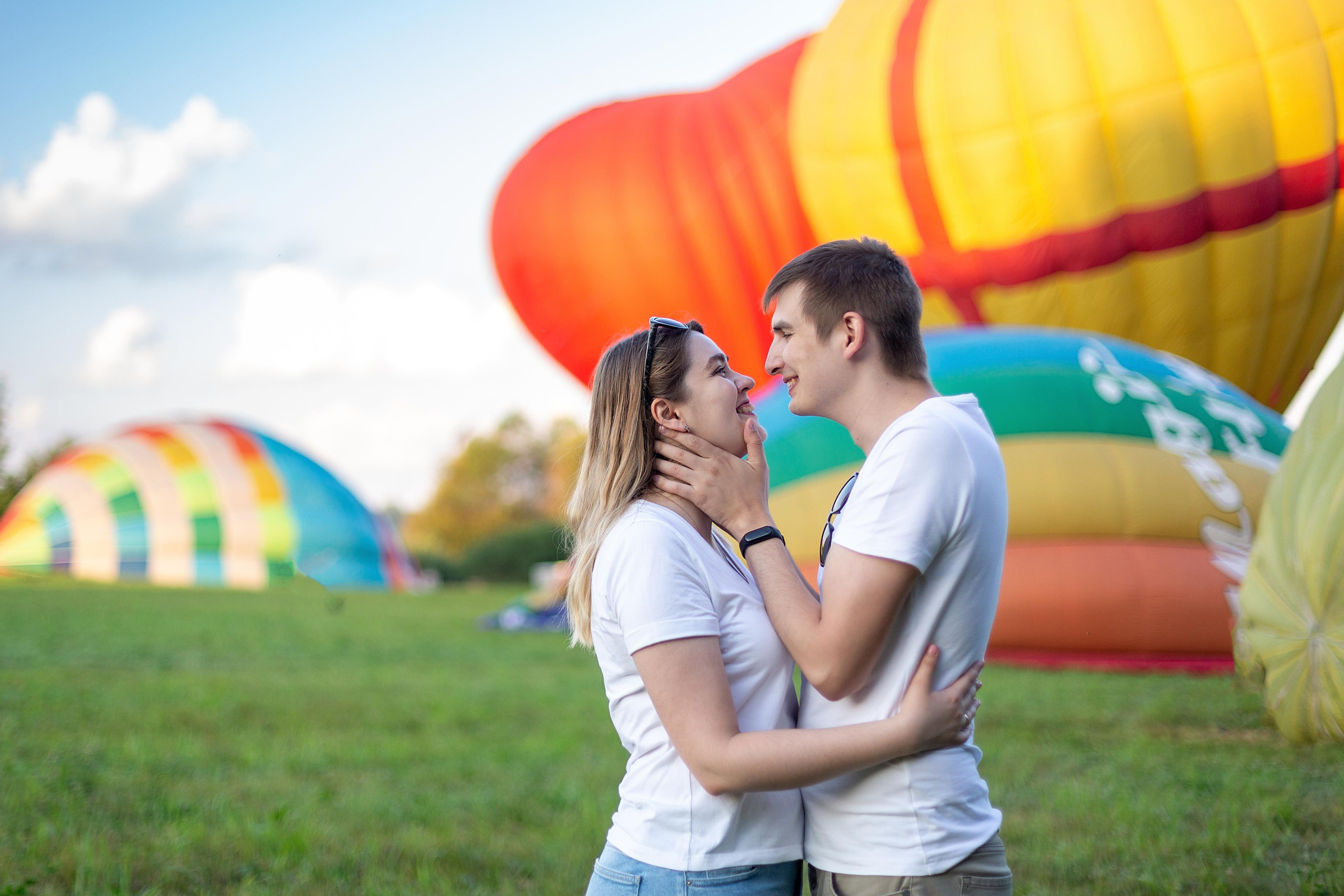 Воздушный шар. Свадебный и семейный фотограф