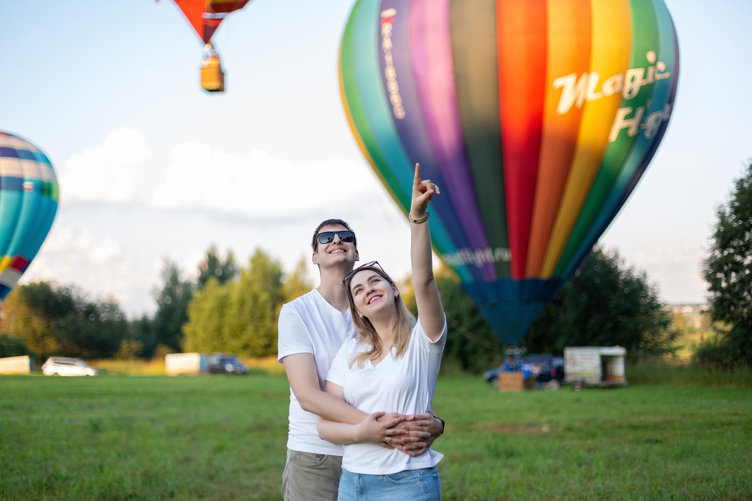 Воздушный шар. Свадебный и семейный фотограф