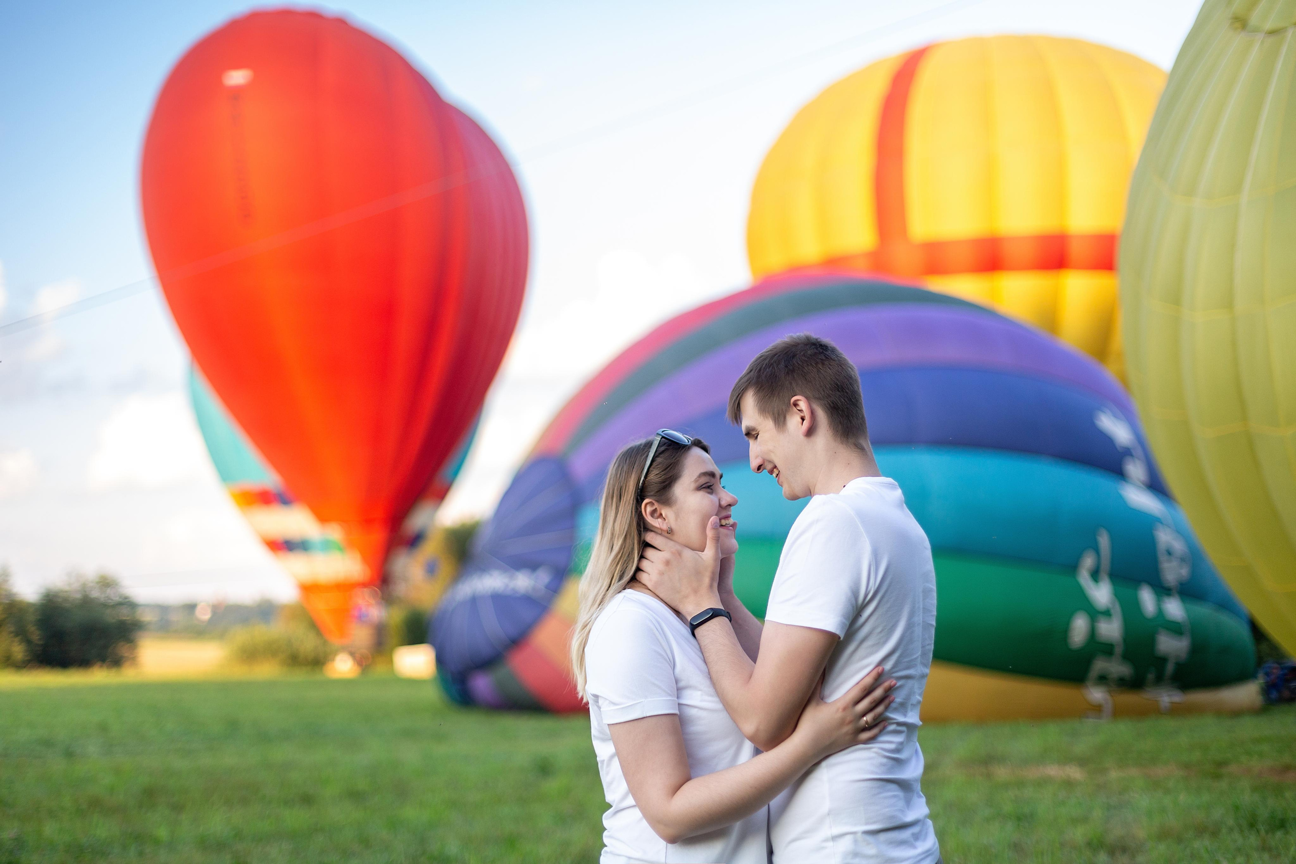Воздушный шар. Свадебный и семейный фотограф