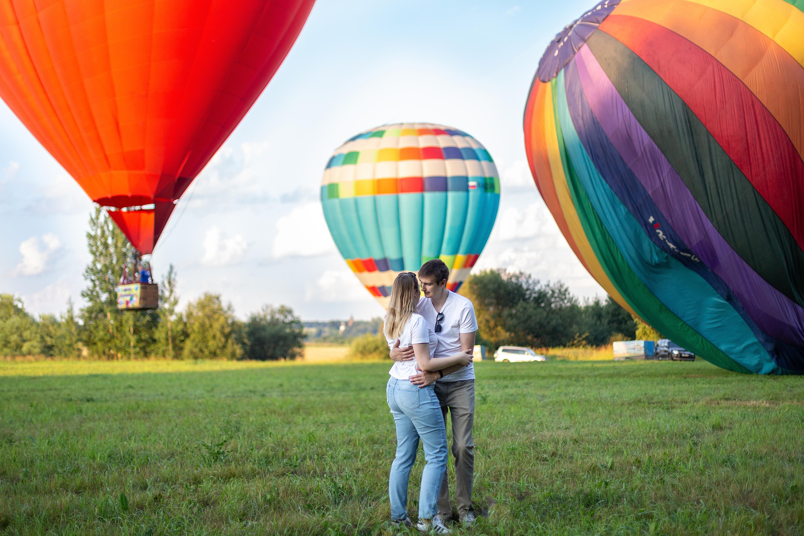 Воздушный шар. Свадебный и семейный фотограф