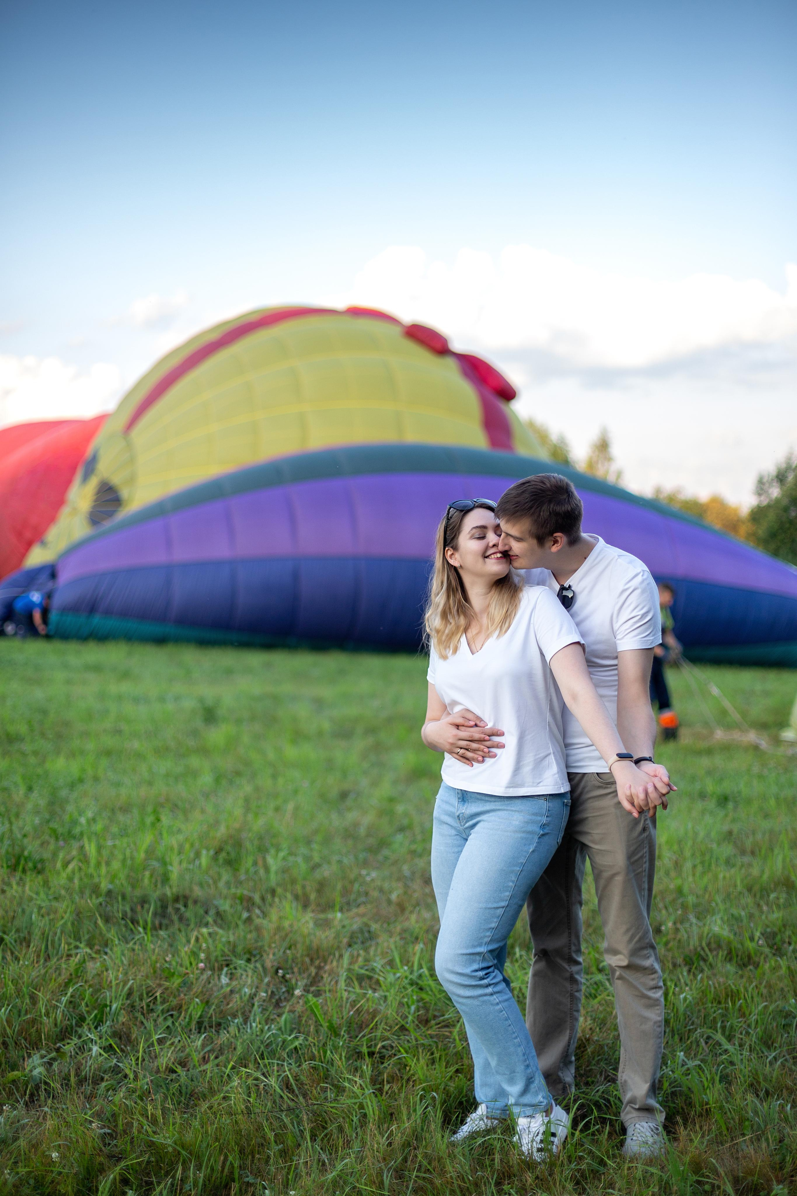Воздушный шар. Свадебный и семейный фотограф