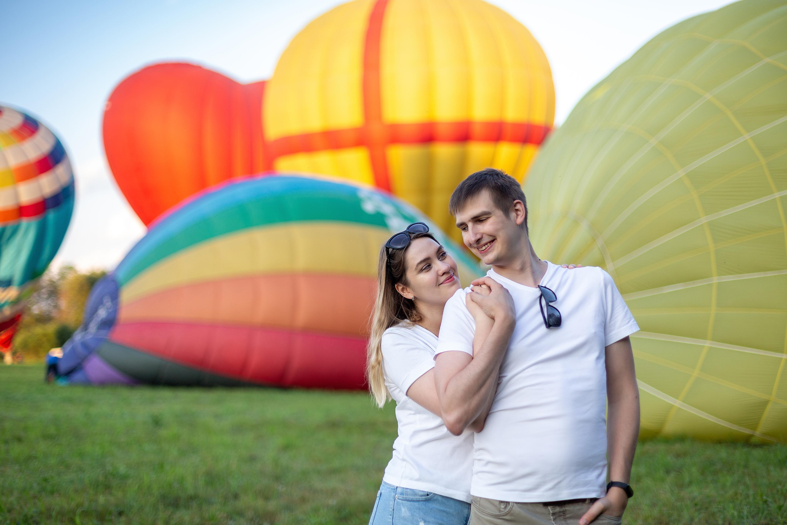 Воздушный шар. Свадебный и семейный фотограф