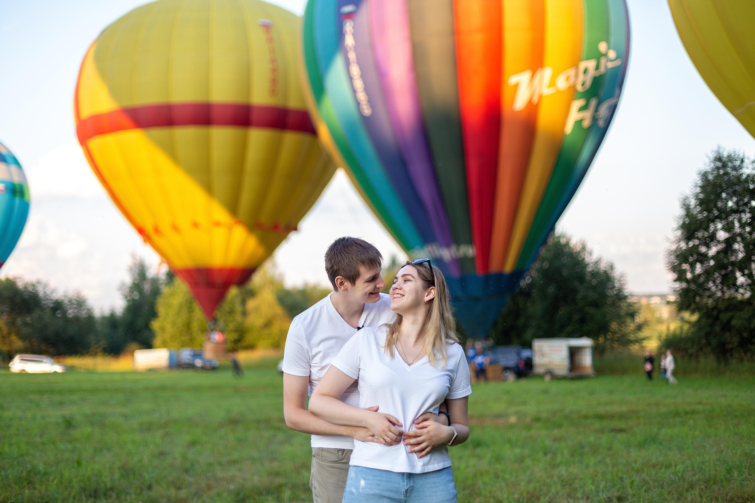 Воздушный шар. Свадебный и семейный фотограф