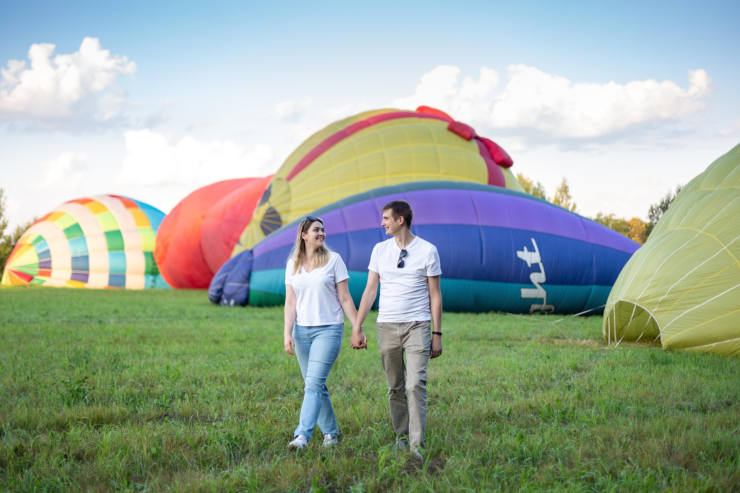 Воздушный шар. Свадебный и семейный фотограф