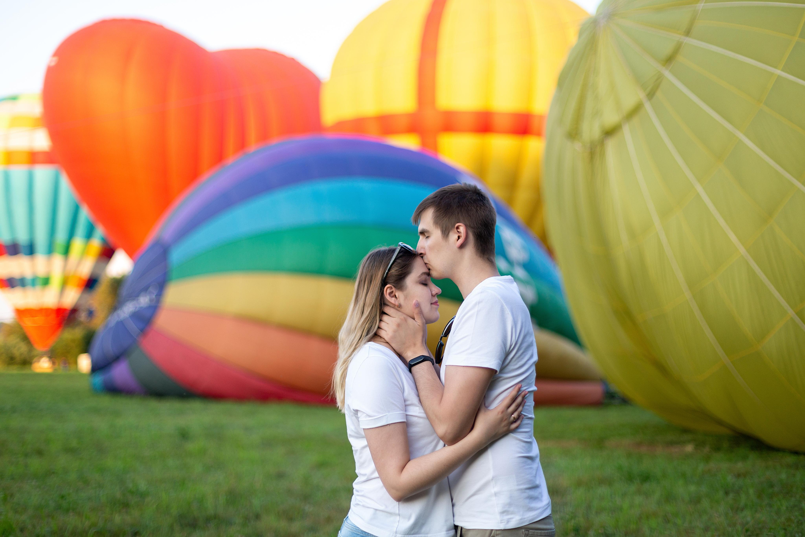 Воздушный шар. Свадебный и семейный фотограф