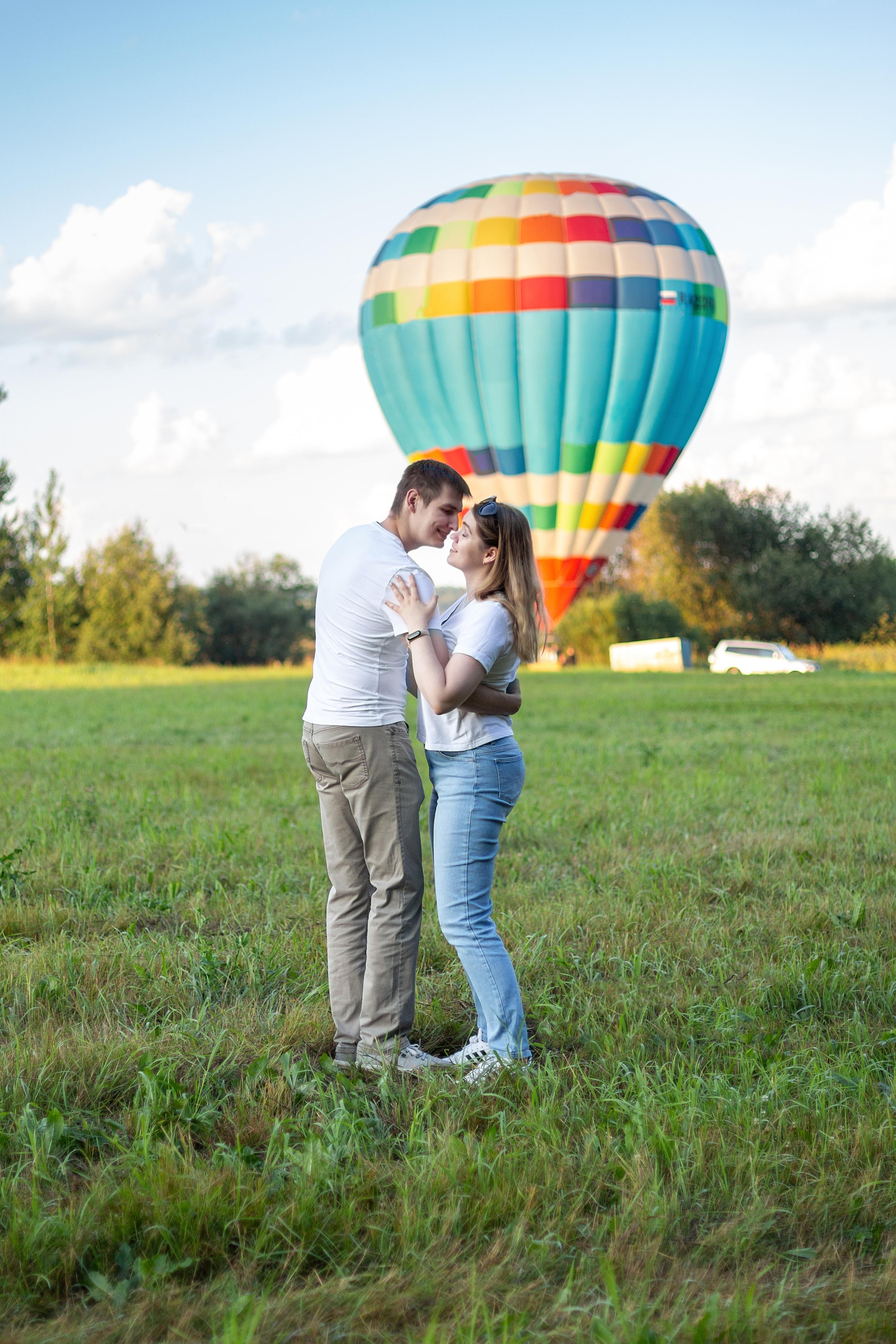Воздушный шар. Свадебный и семейный фотограф