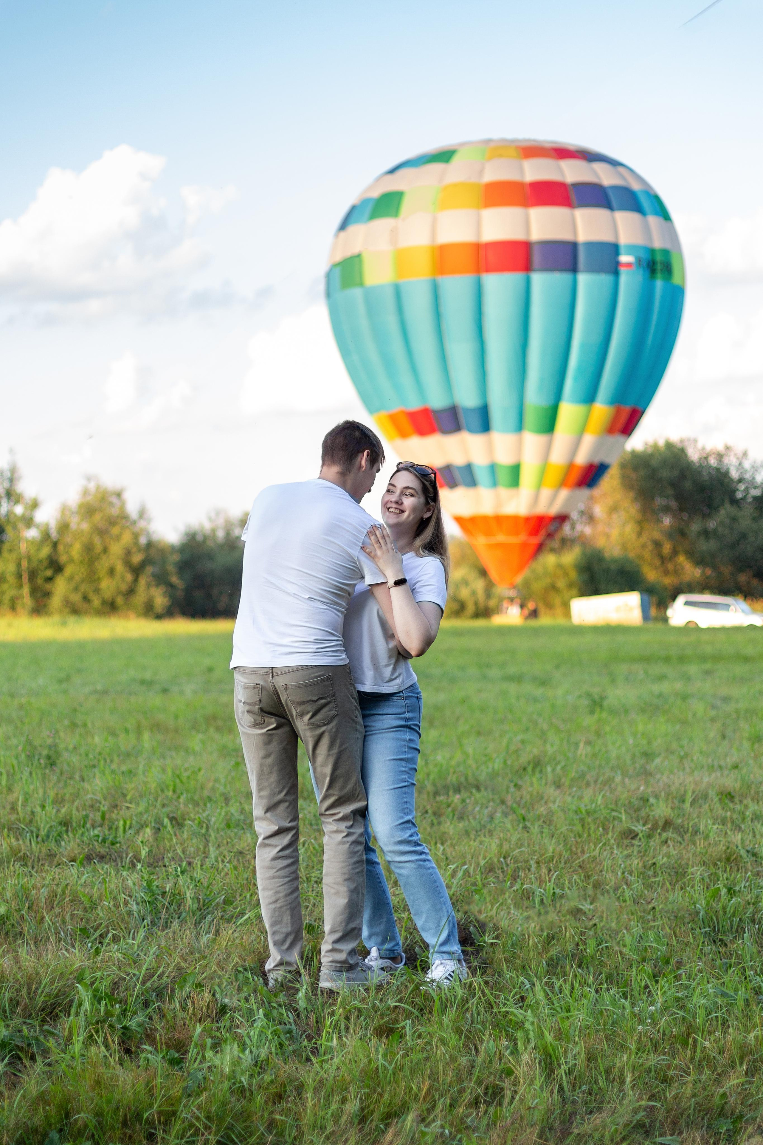Воздушный шар. Свадебный и семейный фотограф