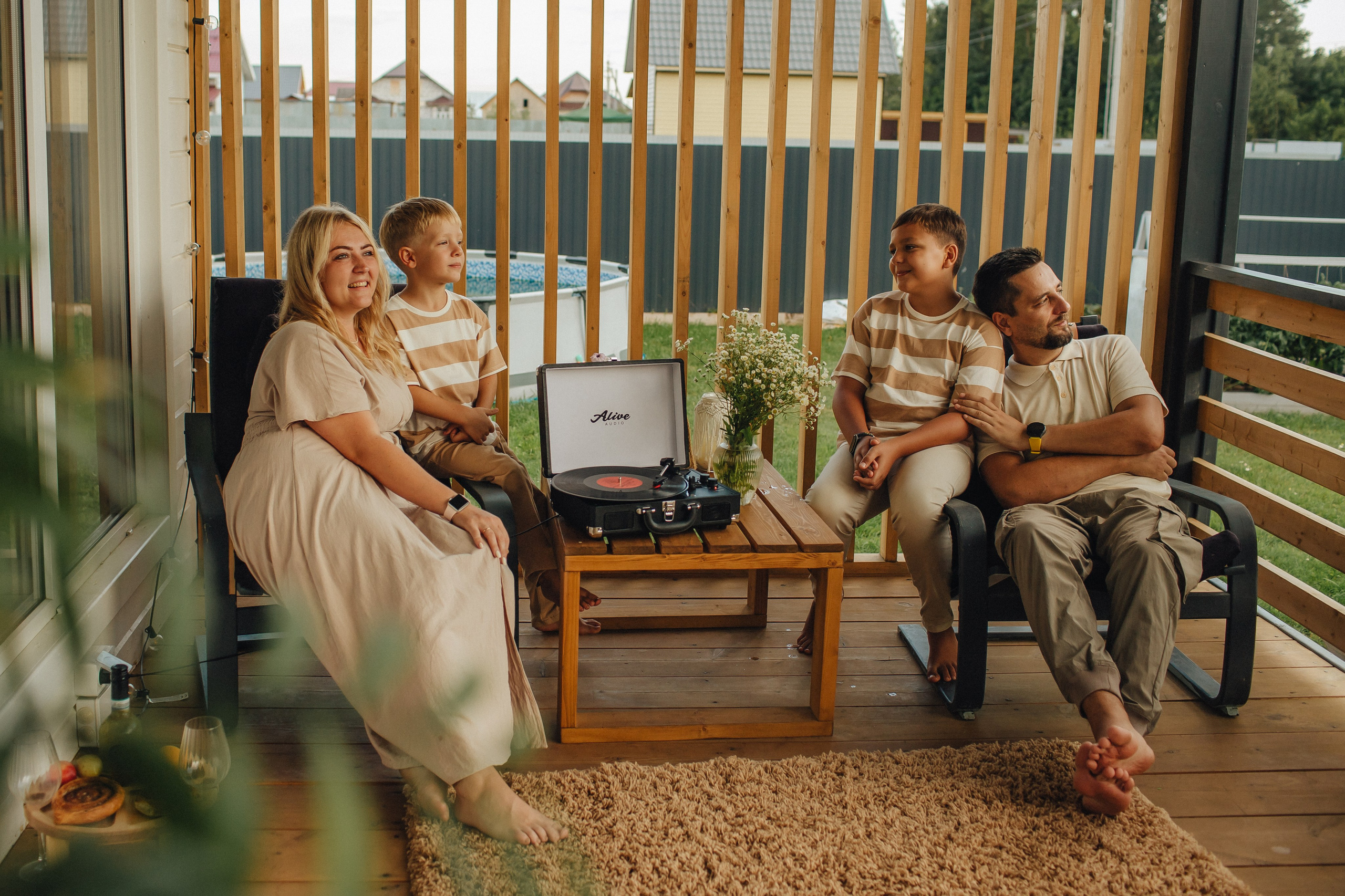 Алла, Александр, Артур, Антон. Семейный фотограф в Москве и Московской области Лазутина Валентина