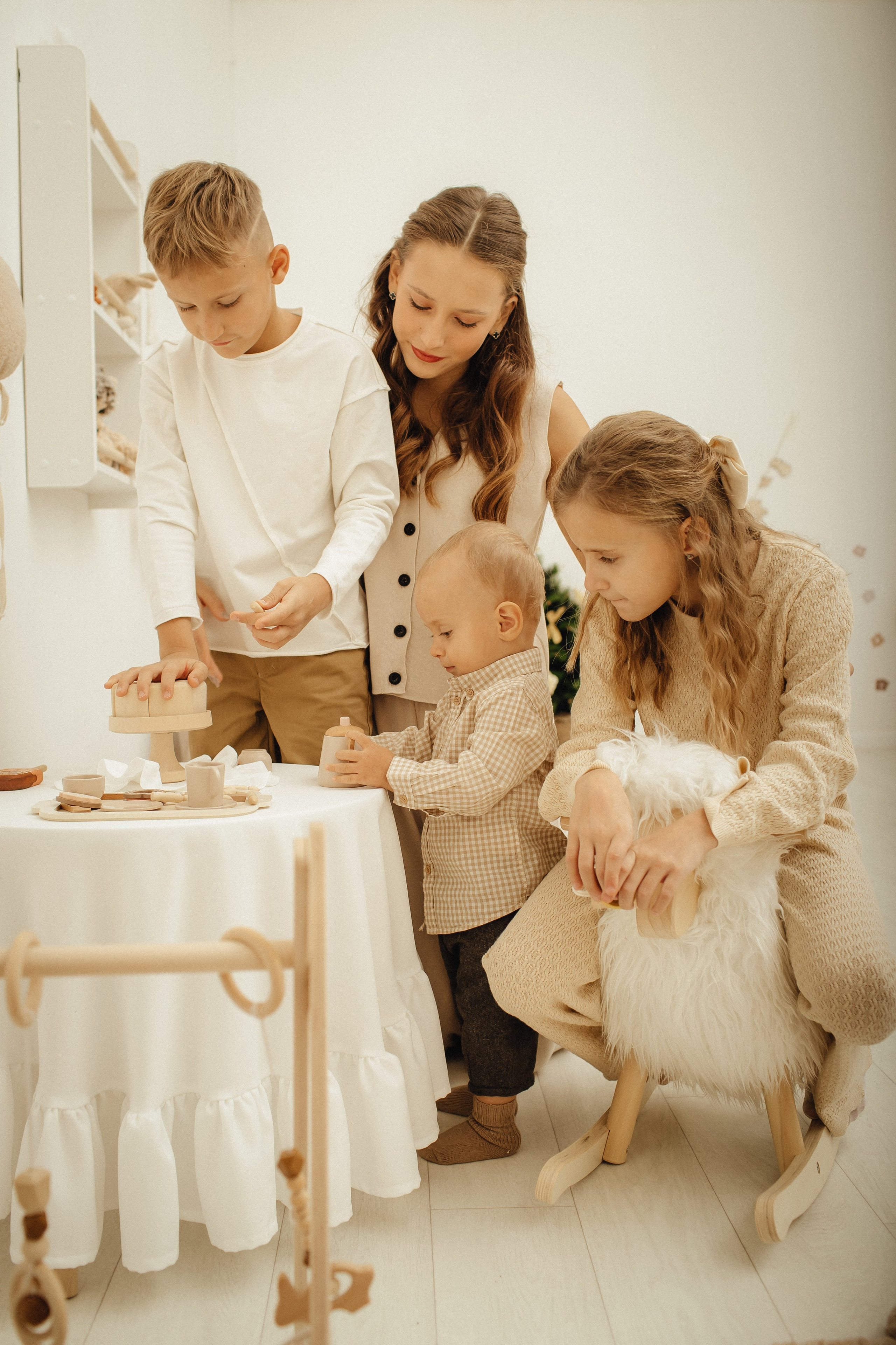 Елена с детьми. Семейный фотограф в Москве и Московской области Лазутина Валентина