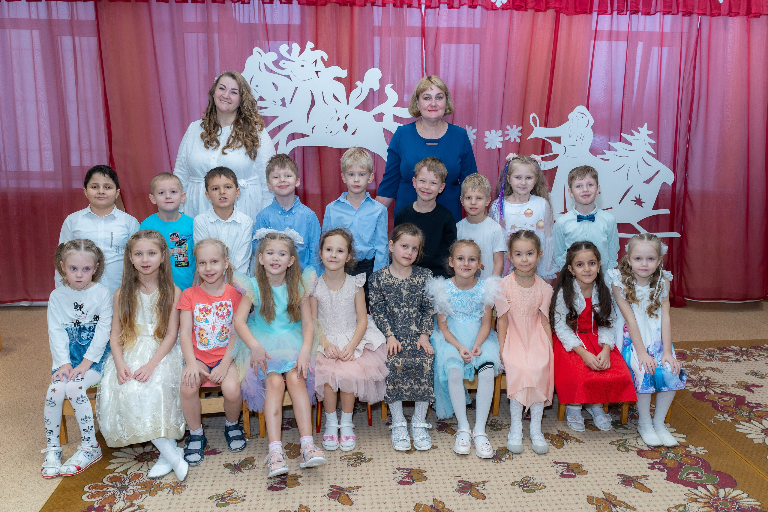 Новогодняя фотосессия в школе