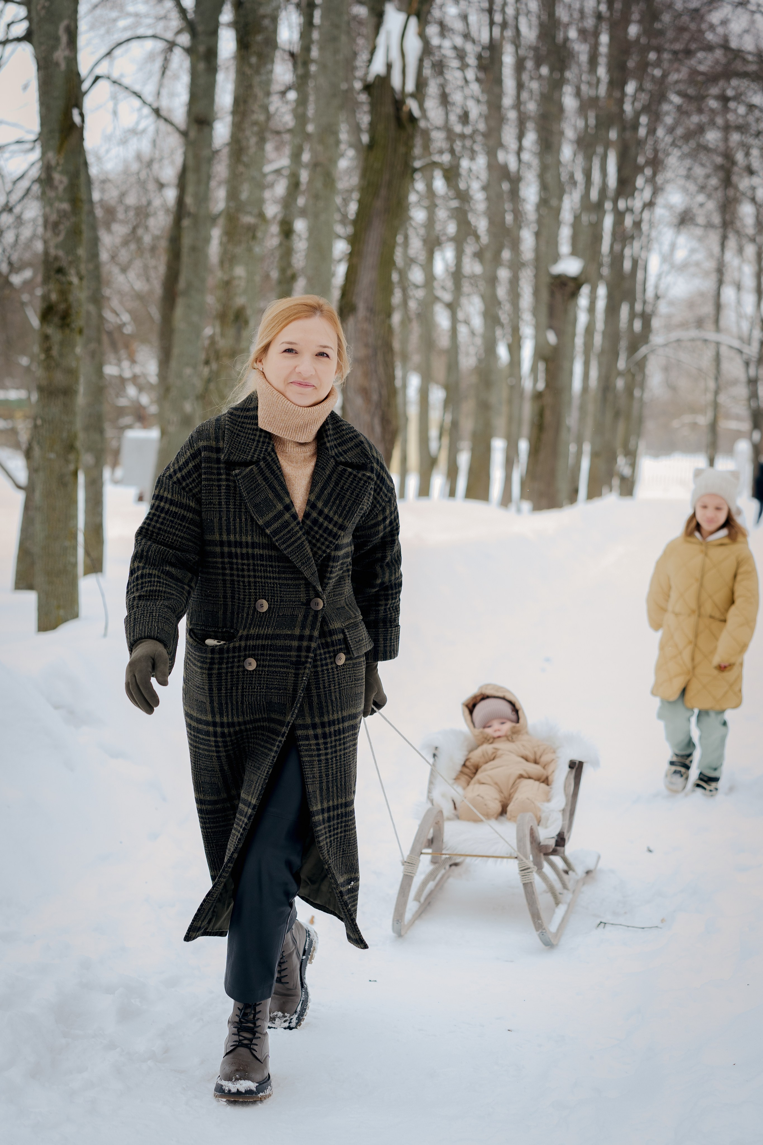 Катерина и дочери. Портретный и семейный фотограф в Москве/Видное