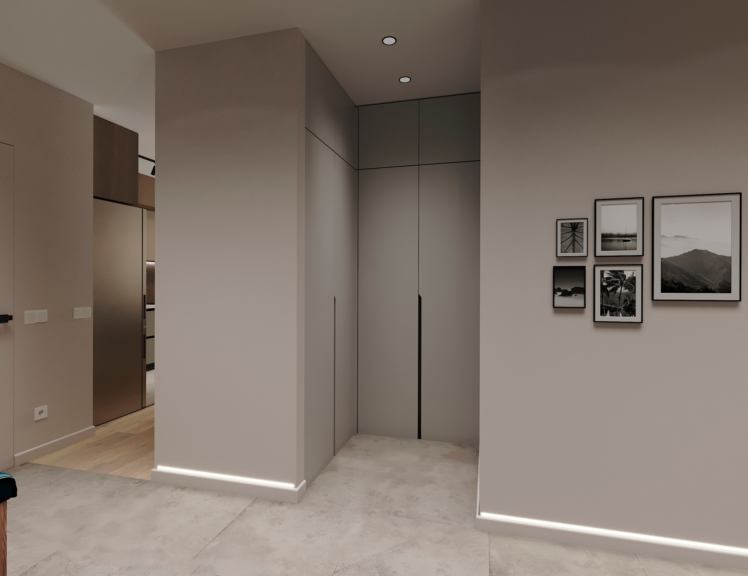 Современный интерьер с акцентами. Lina architector | Дизайн интерьера