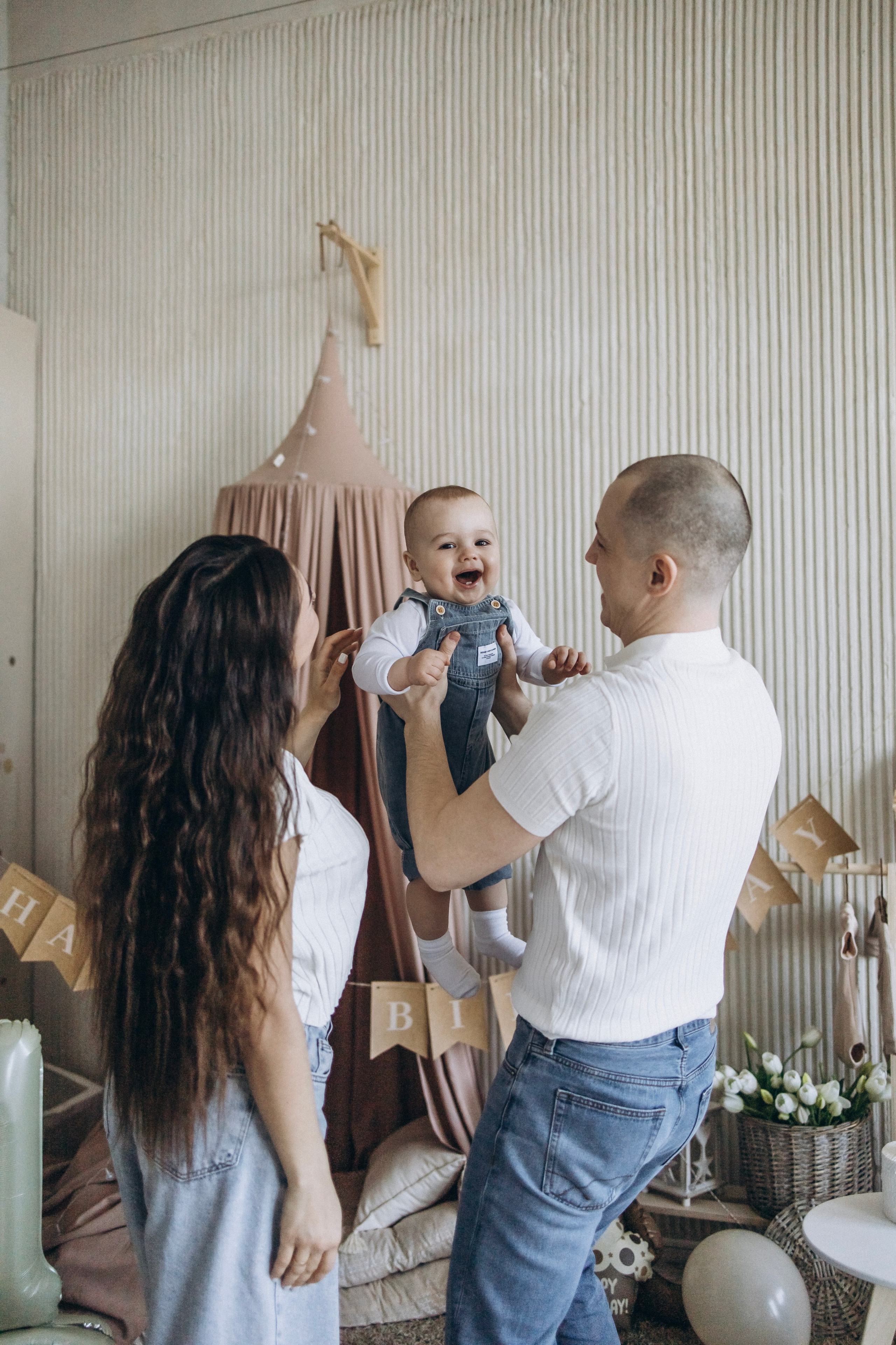 Фотосессия на годик. Ньюборн фотограф в Москве Чернова Анна — профессиональные фотосессии новорожденных в Москве на дому