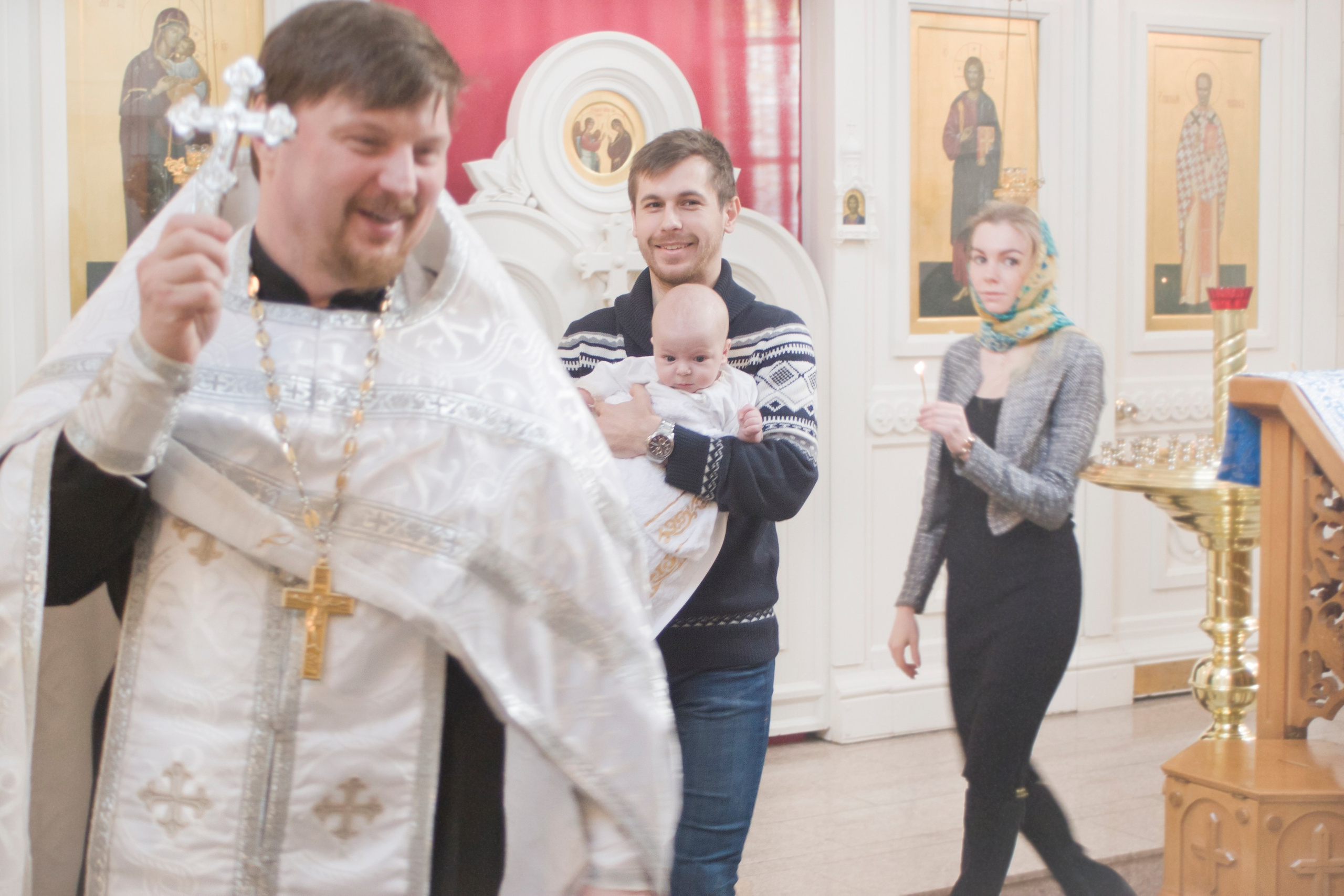 Крестины малыша Егора. Фотограф Нина Брандт в Горном Алтае