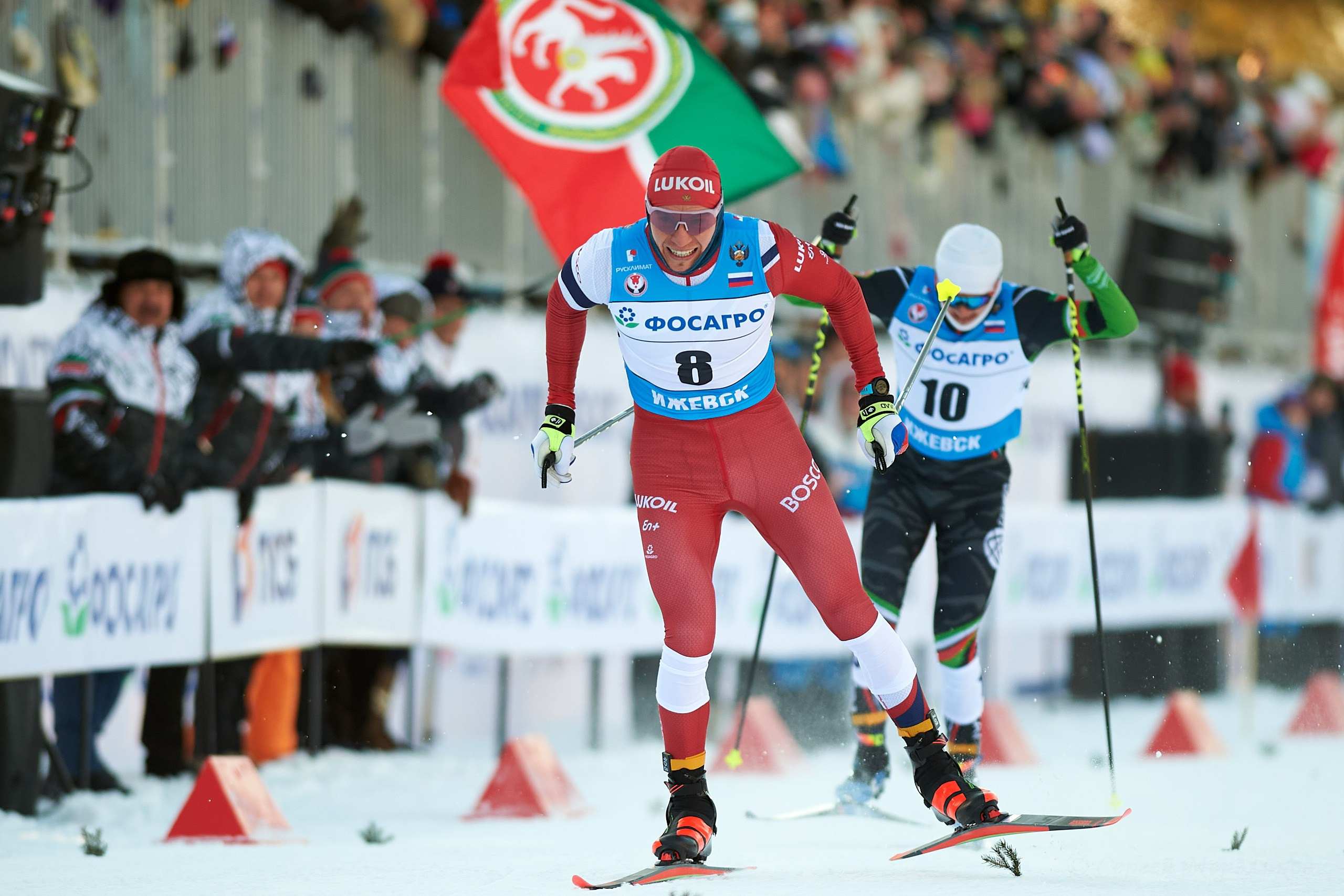 VI этап ФосАгро Кубка России по лыжным гонкам. Спринт. Ижевск 25.01.2025. Спортивный репортажный фотограф в Ижевске Сергей Мерзляков