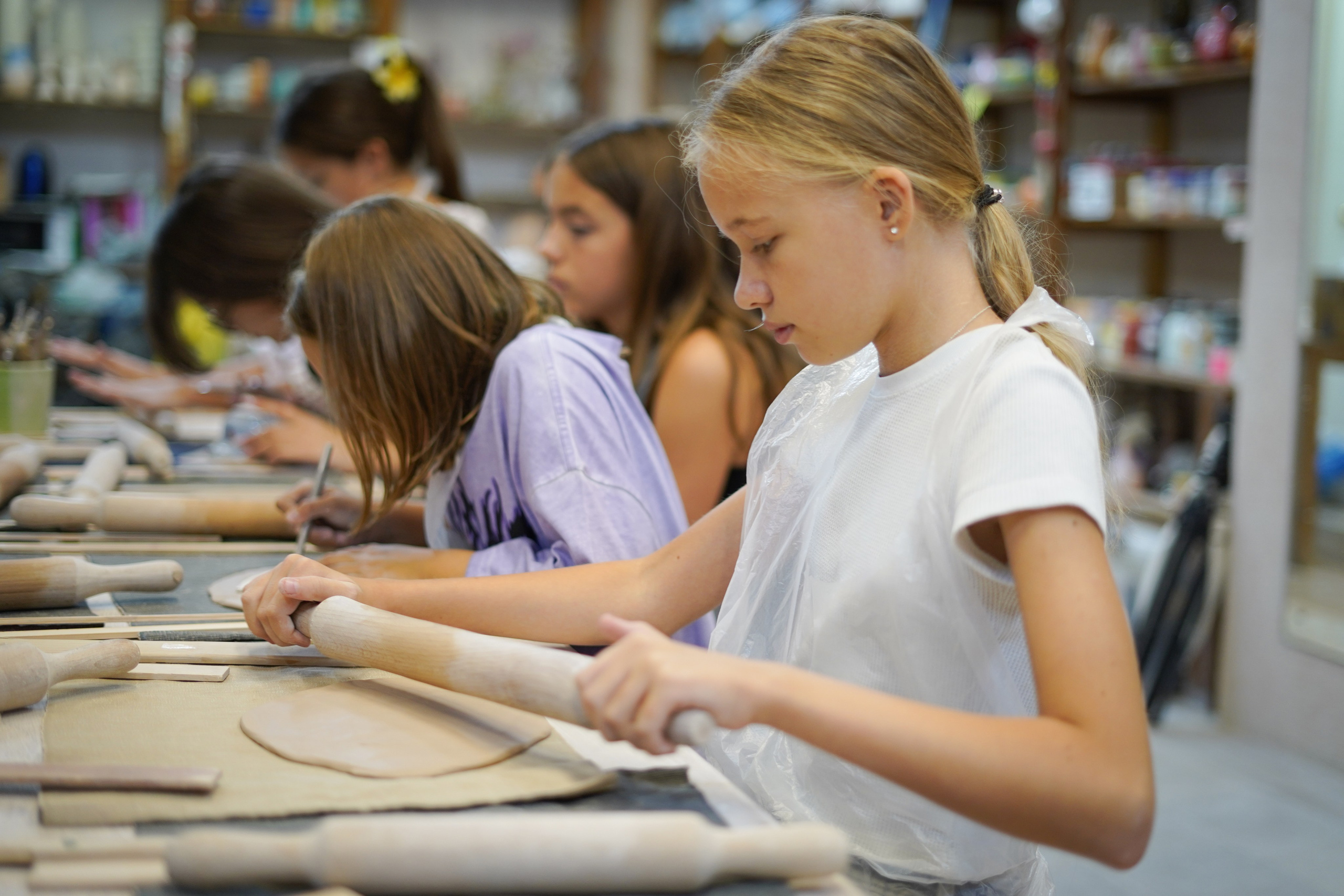 Сьемка в гончарной мастерской. Главная