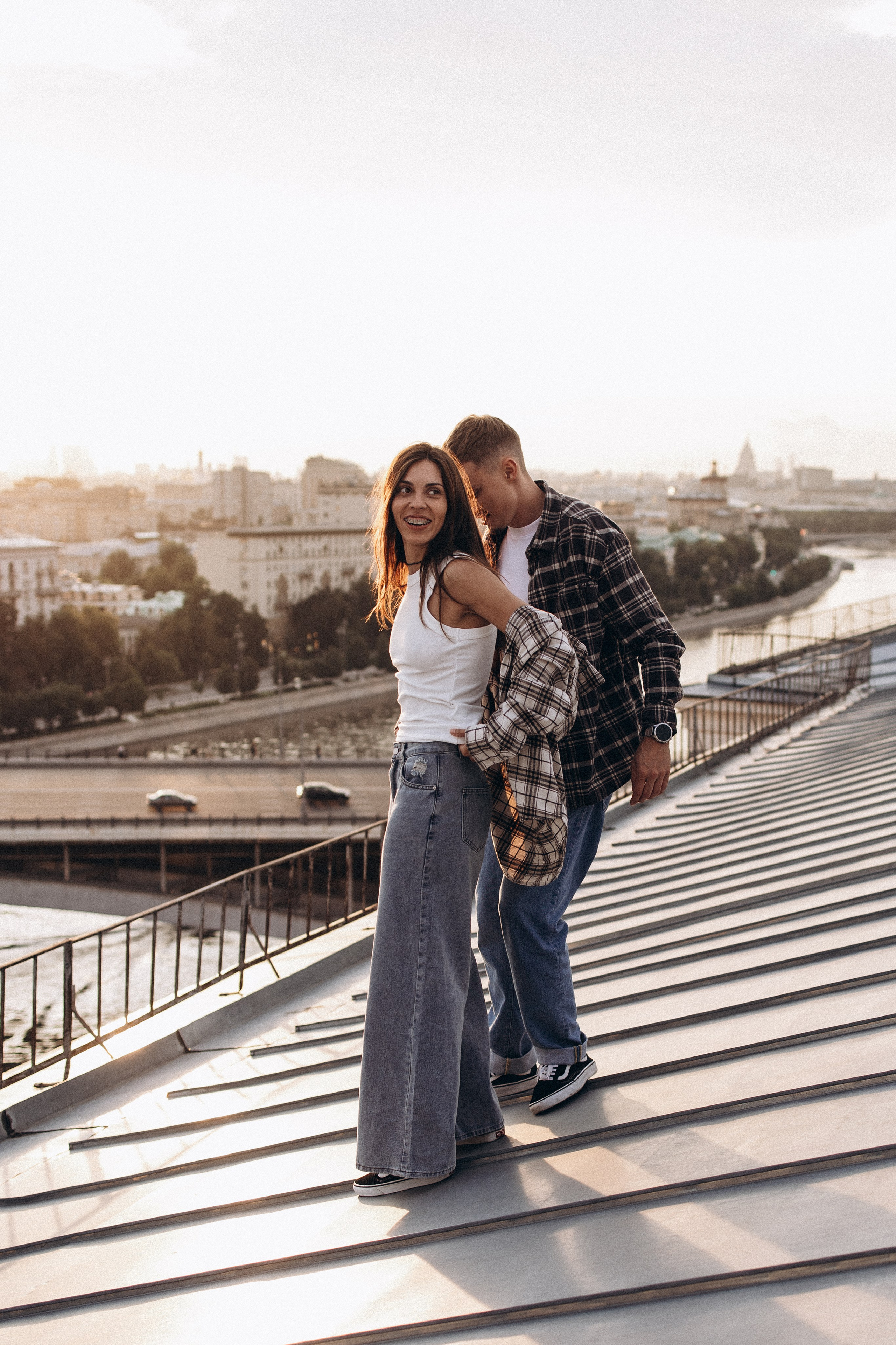 Виолетта и Макс на крыше. Семейный фотограф в Москве Марина Петра