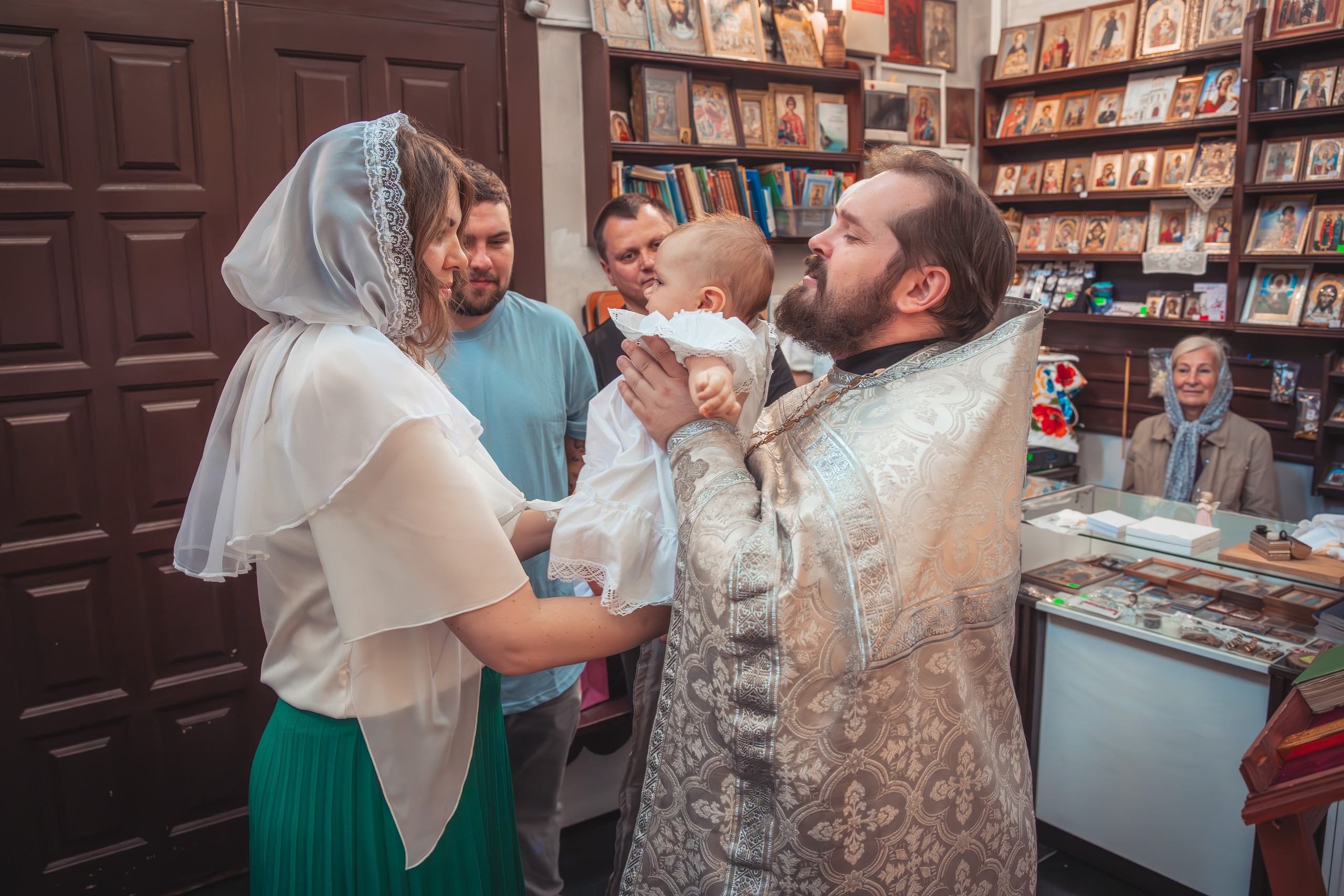Крещение Анастасии в храме Михаила Тверского. Фотограф Евгений Егоров