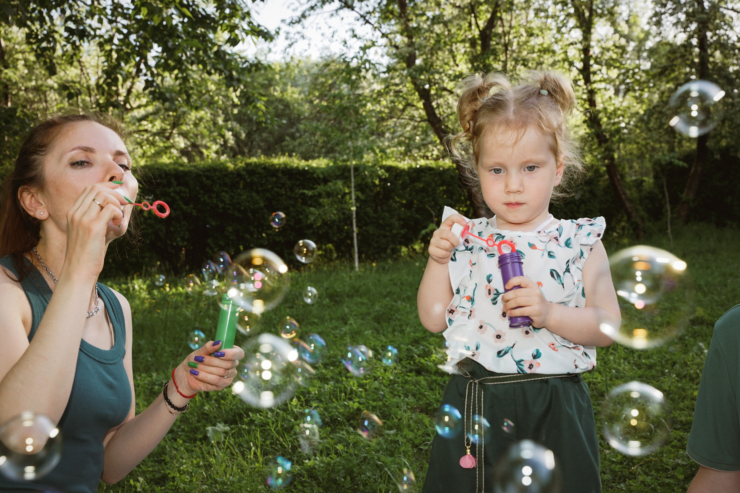 Семейная съемка с ребенком в парке Екатеринбурга