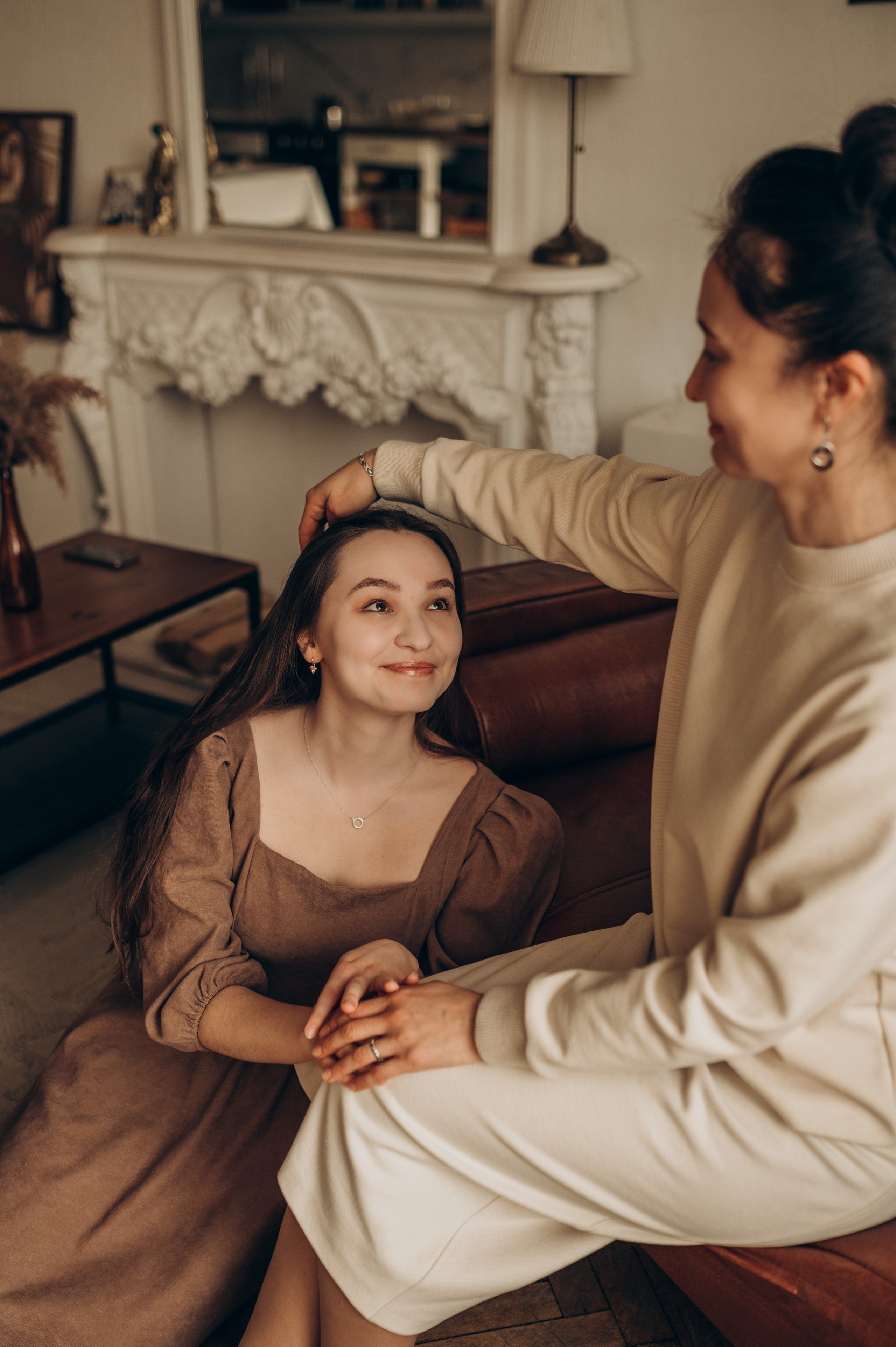 Уютная семейная съёмка в студии. Семейный фотограф в Домодедово и Москве Елена Пичугина