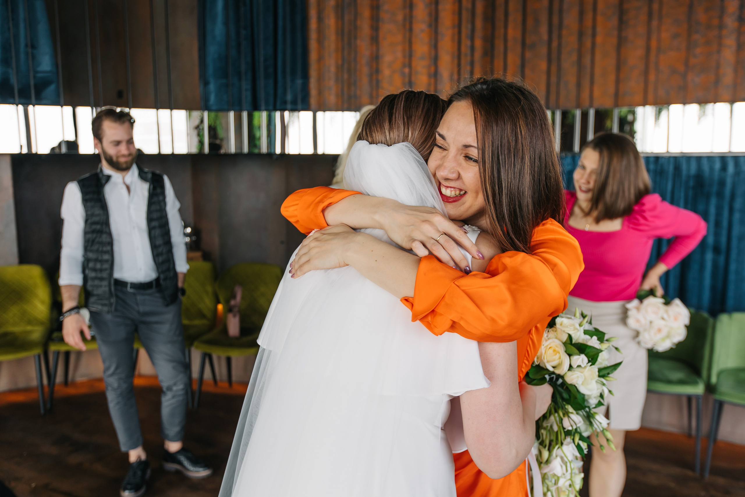 Регистрация брака в ресторане Birds Москва-Сити. Krumstudio фото, видео по Москве и МО