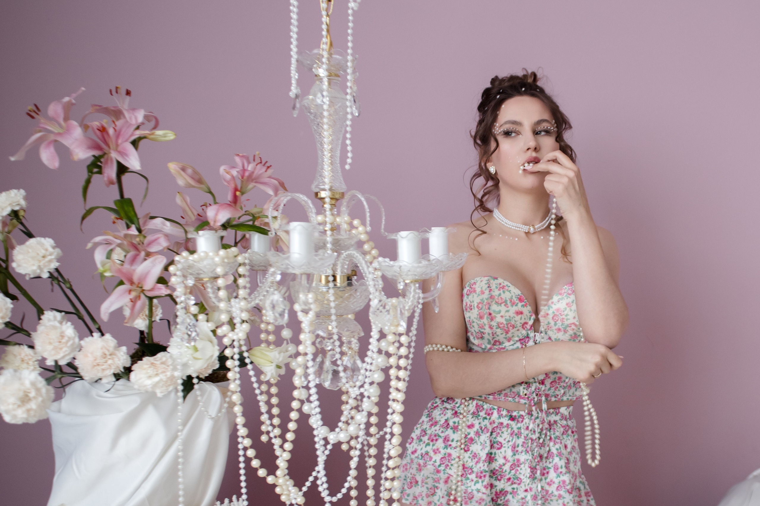 Lady in pearl. Фотограф Юлия Попова — JP Creative — хранитель семейной хроники в Петербурге