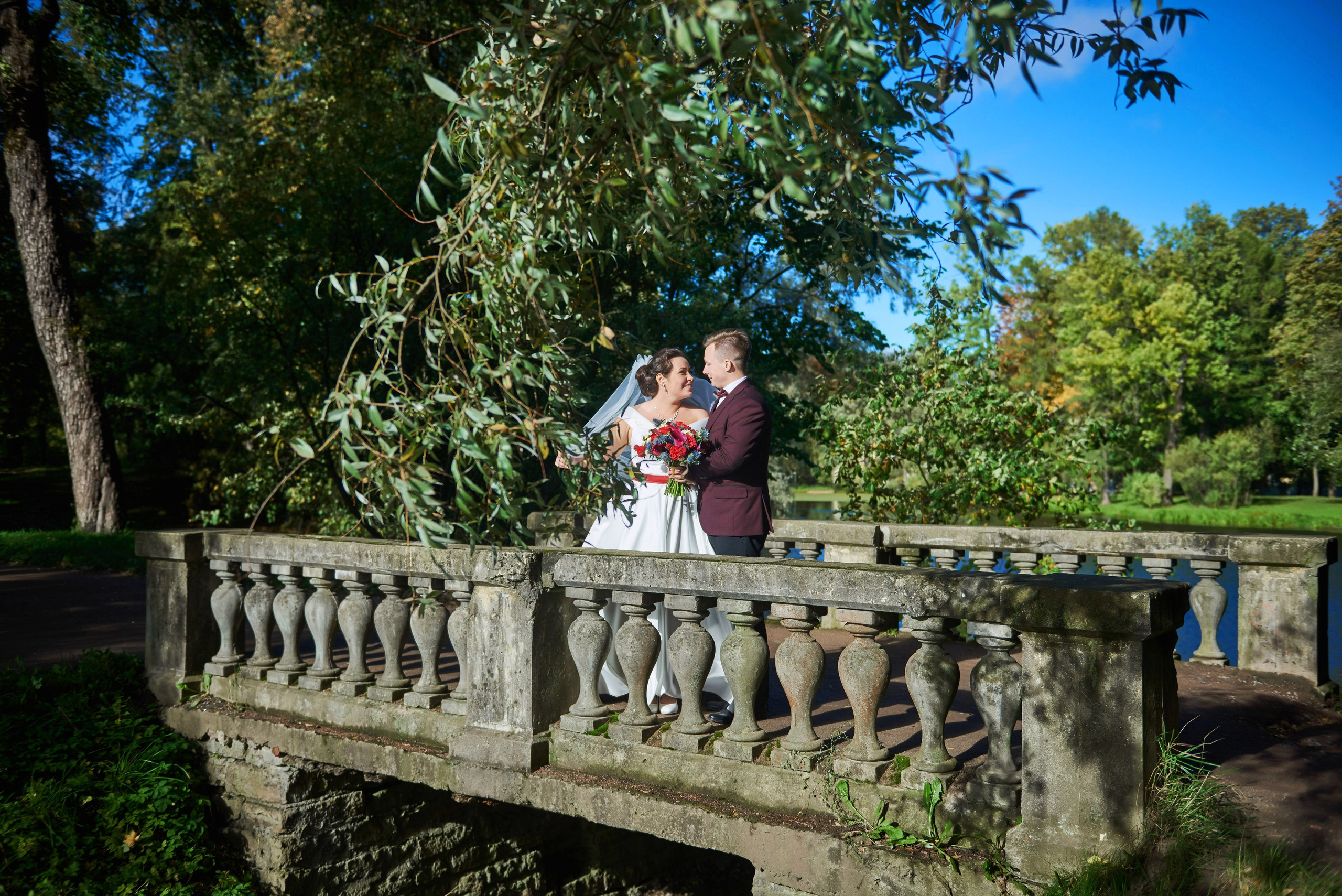 Ангелина и Сергей (фотосессия в осеннем Пушкине). Портретный, семейный и свадебный фотограф в Санкт-Петербурге и в Пушкине Ширяев Денис