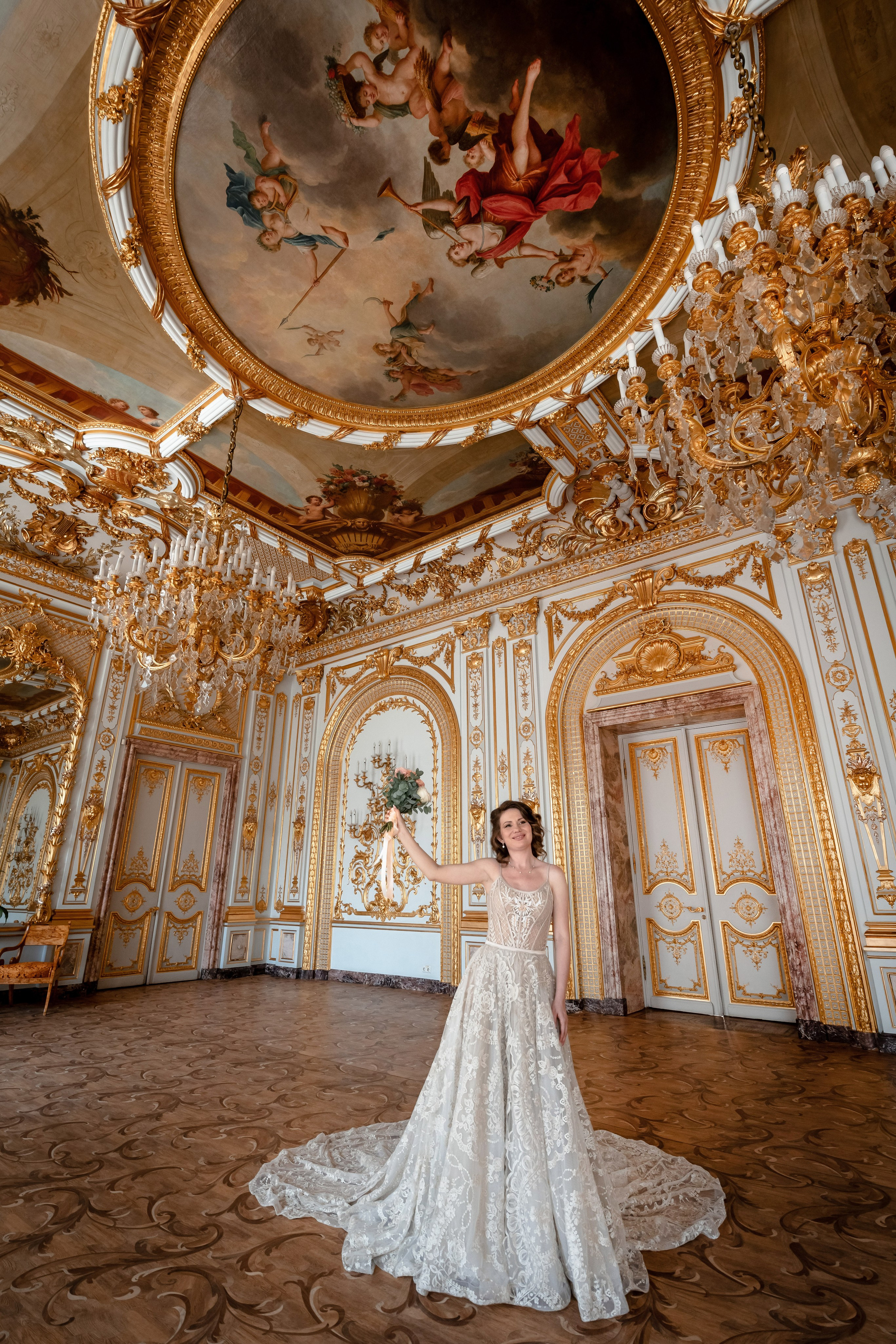 Елена и Дмитрий (свадебная фотосессия в Доме Архитектора — особняке Половцова). Портретный, семейный и свадебный фотограф в Санкт-Петербурге и в Пушкине Ширяев Денис