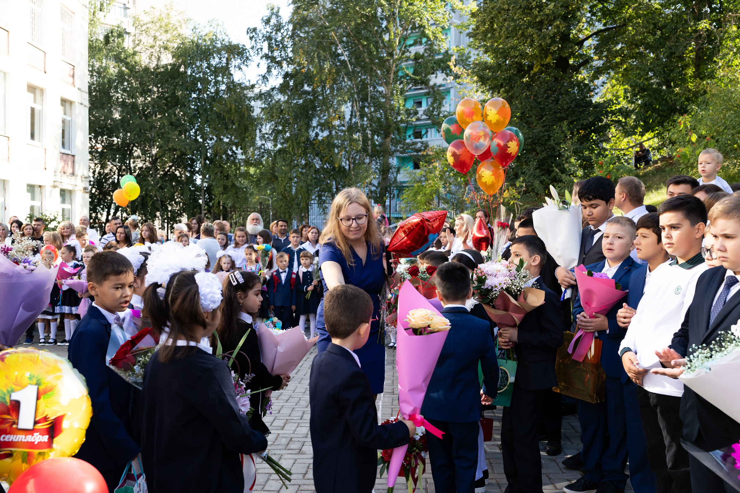 Линейка 1 сентября. Профессиональный Фотограф в Москве Андрей Славнов