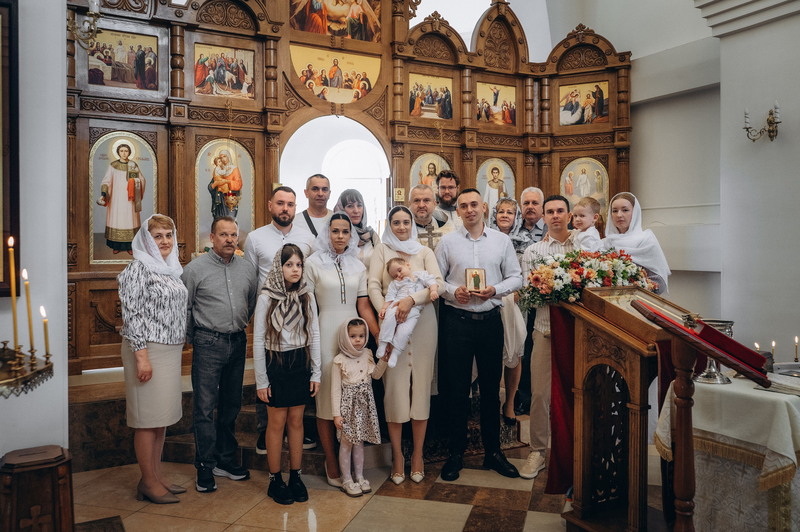 Крещение Мирона (Храм Преображения Господня). Семейный фотограф в Минске Дарья Дреко