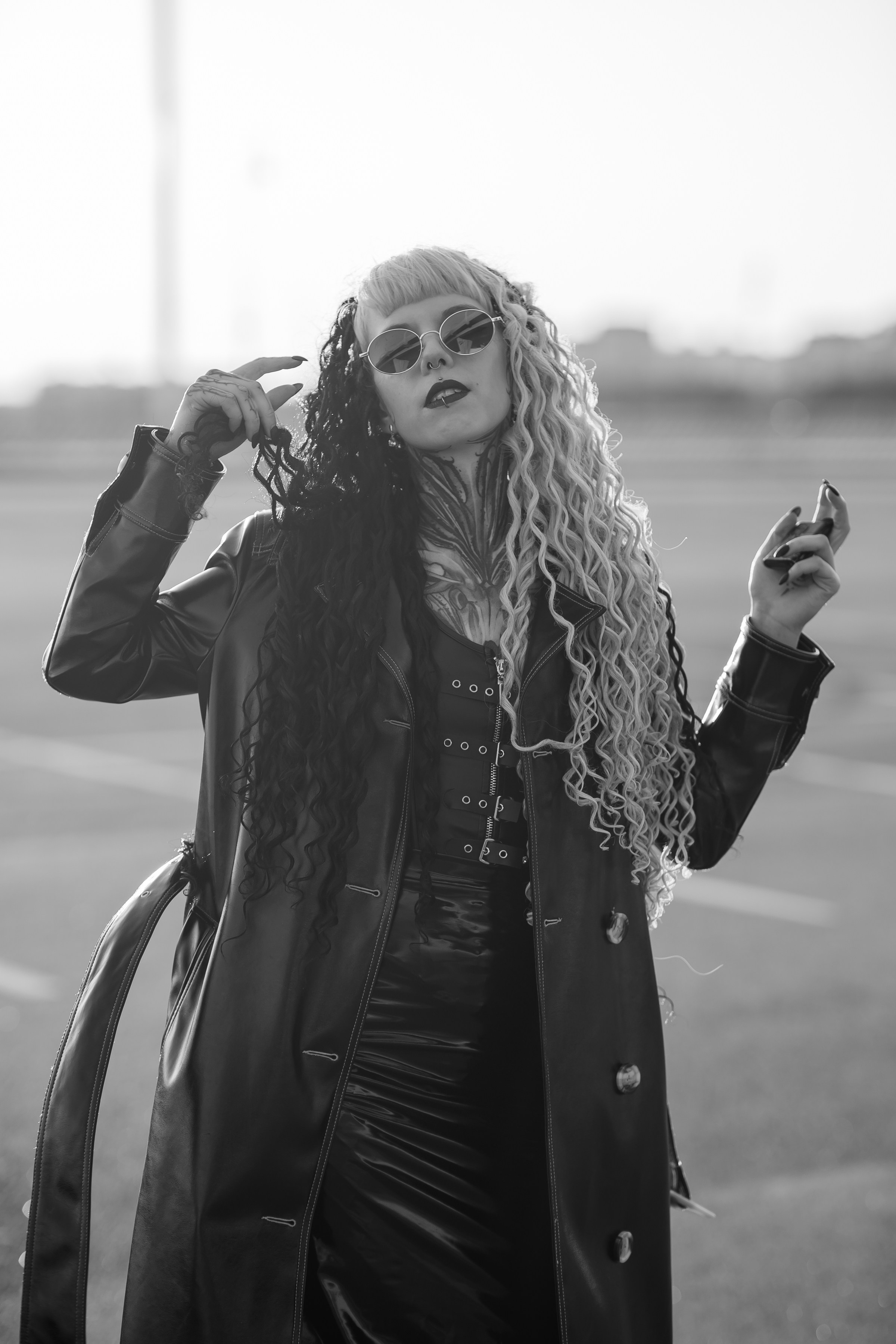 Оля. Паркинг. Портретный фотограф в Санкт-Петербурге Александр Быстрицкий