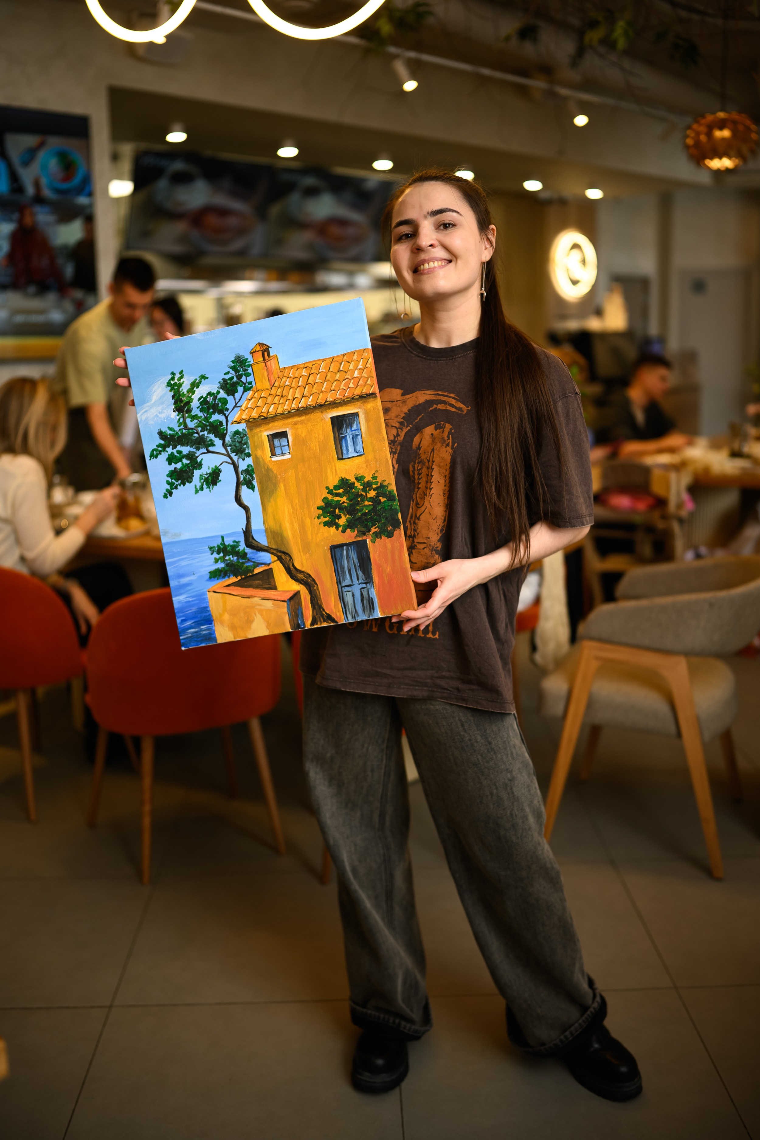 Мастер-класс по рисованию в ресторане Урман