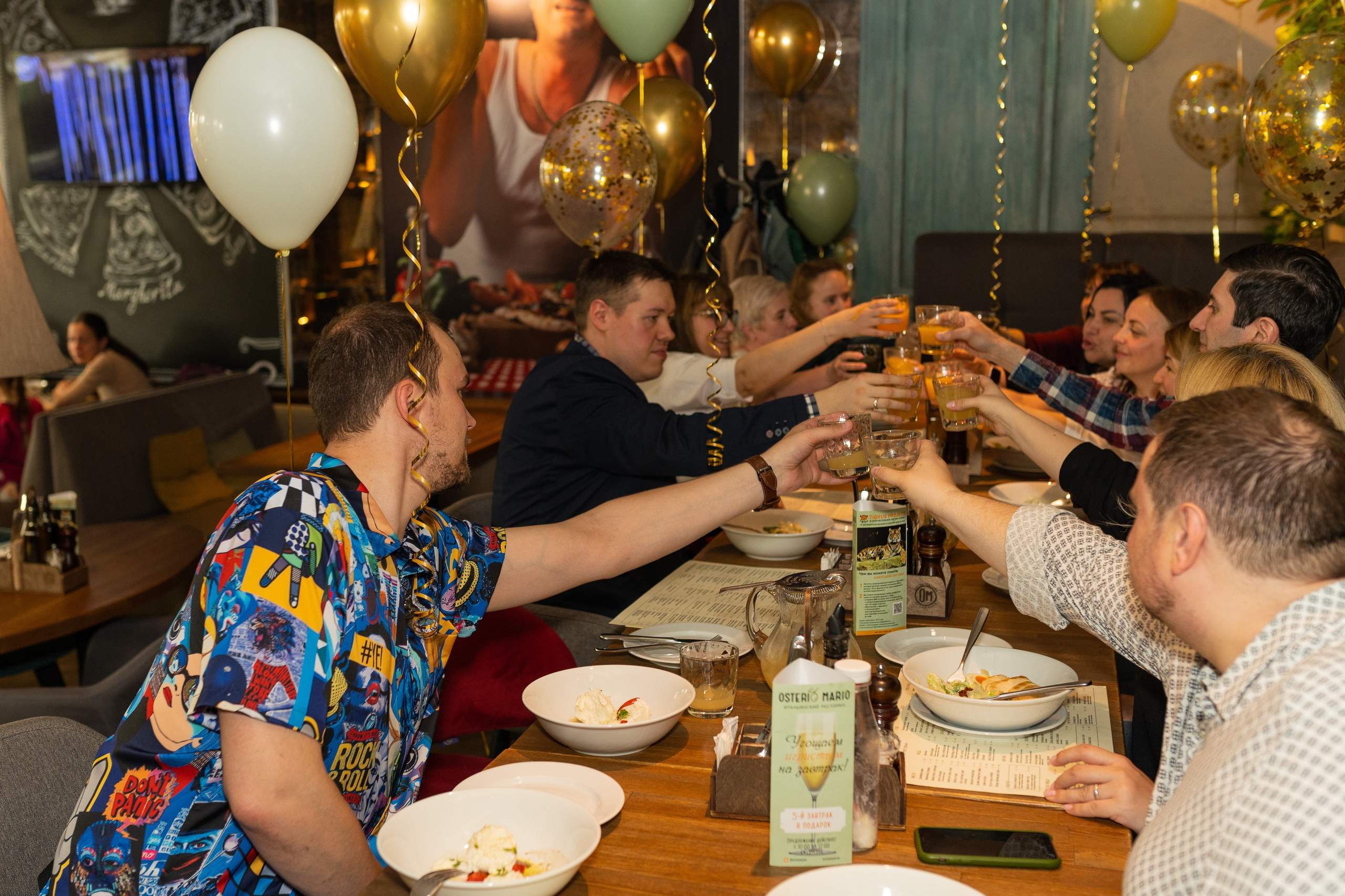 День Рождения Марии, Osteria Mario. Свадебный фотограф в Москве Анна Полушина